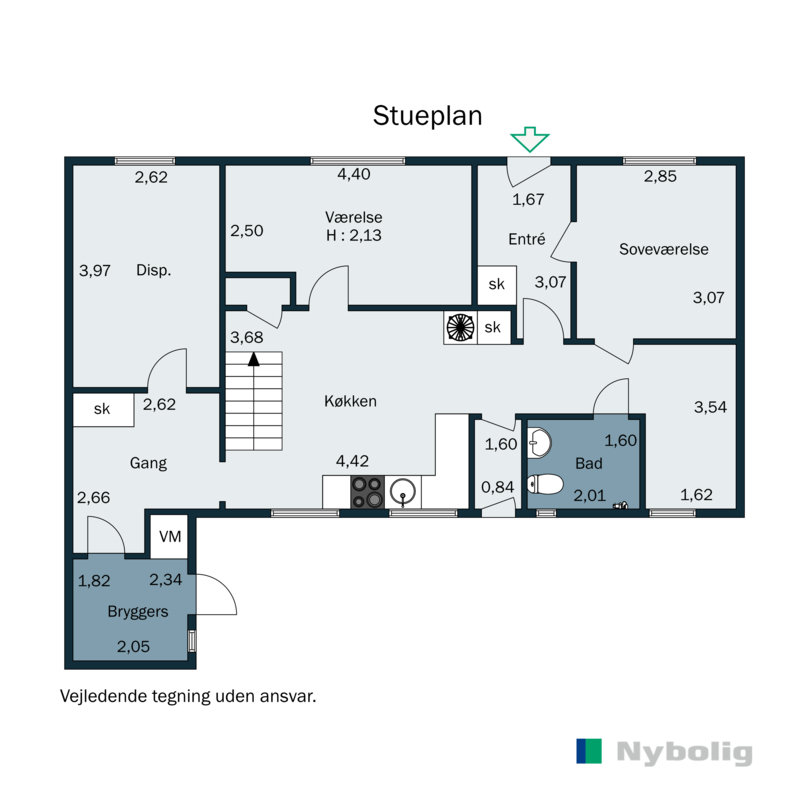 Plantegninger billede af Østergade 52, 8300 Odder