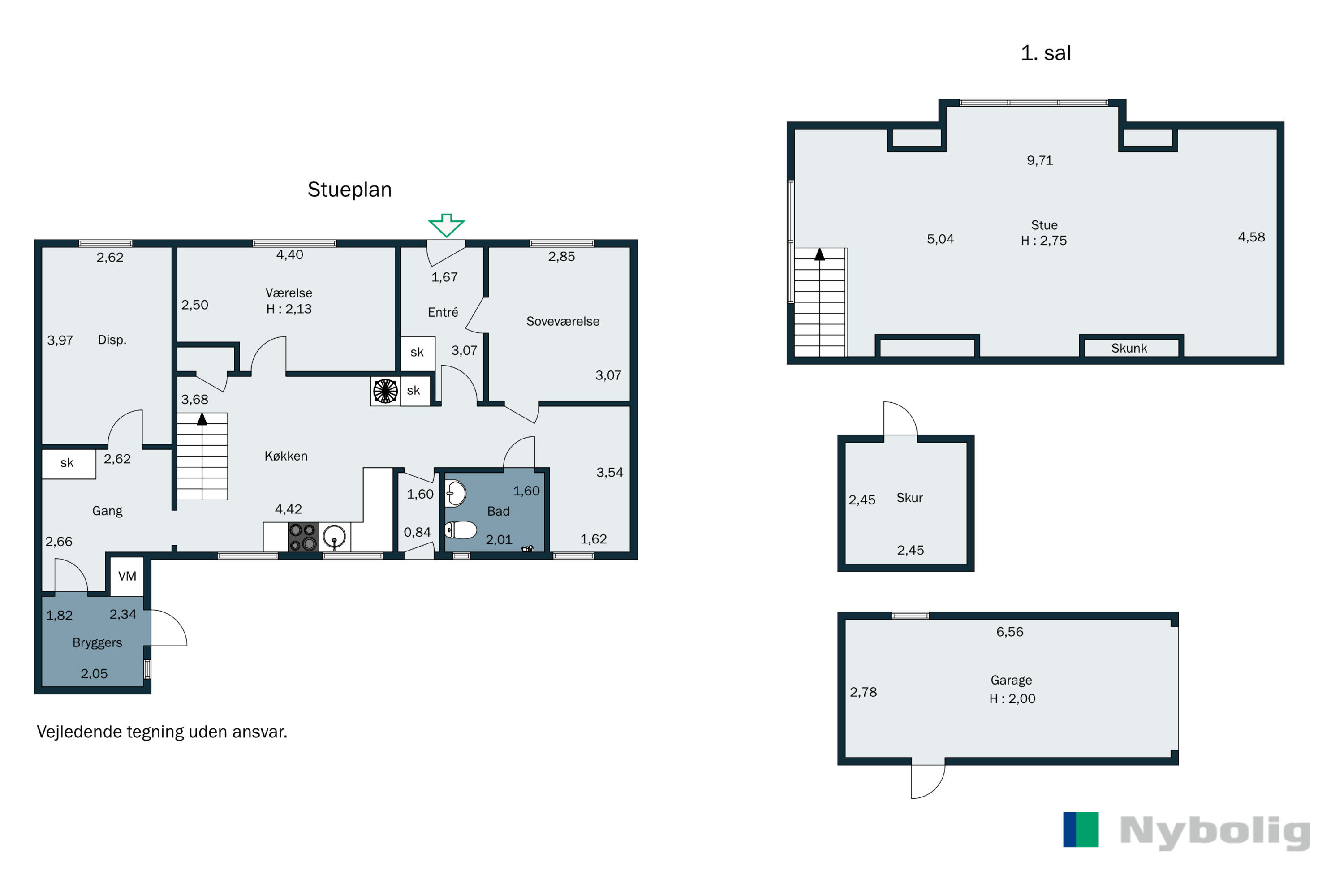 Plantegninger billede af Østergade 52, 8300 Odder