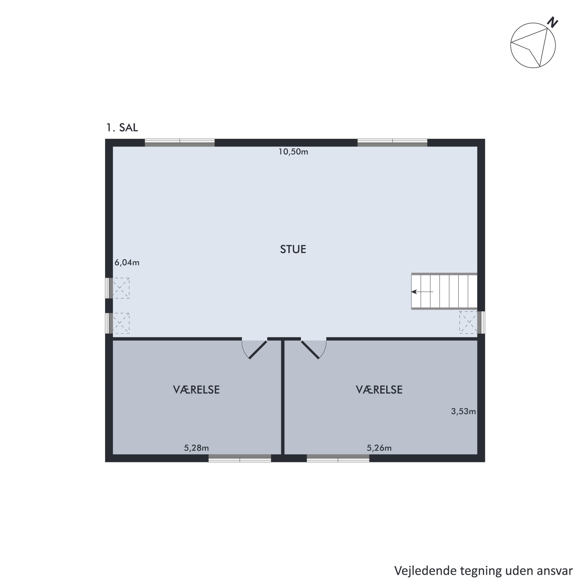 Plantegninger billede af Åmarksvej 7, 8250 Egå