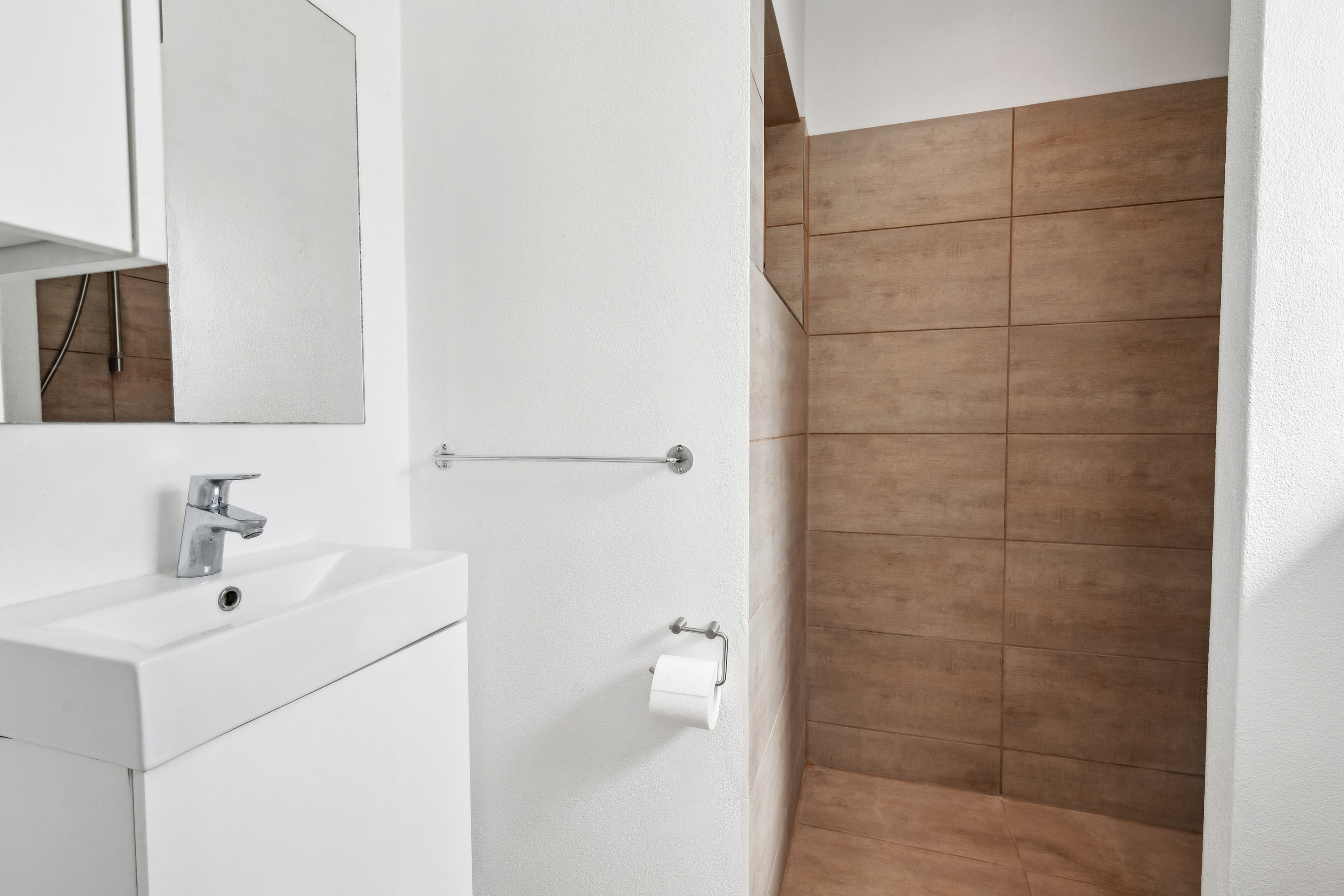 Fremhævet badeværelse billede i fuldskærmstilstand. Billede af Åmarksvej 7, 8250 Egå