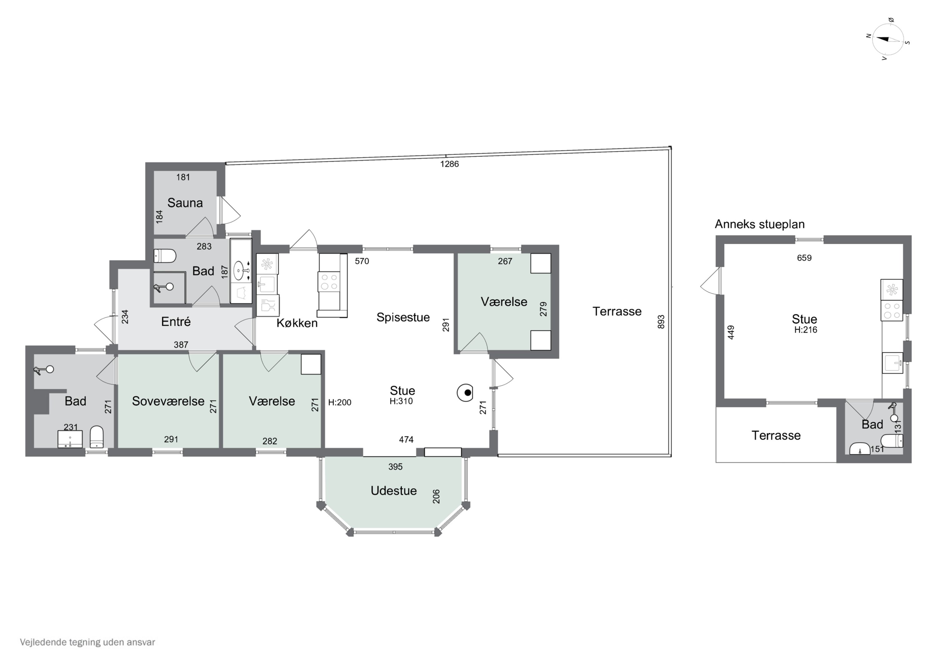 Plantegninger billede af Tuerbak 26, Klitmøller, 7700 Thisted