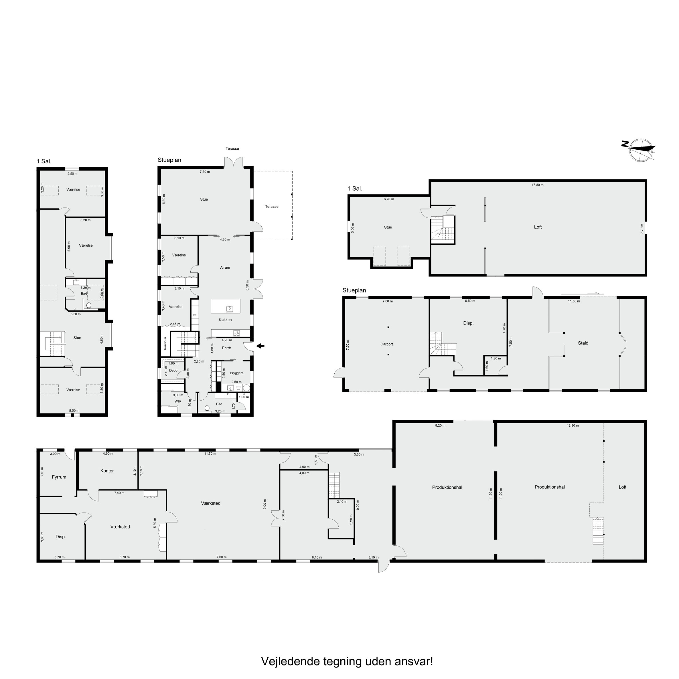 Plantegninger billede af Holmedal 52, Voerladegård, 8660 Skanderborg
