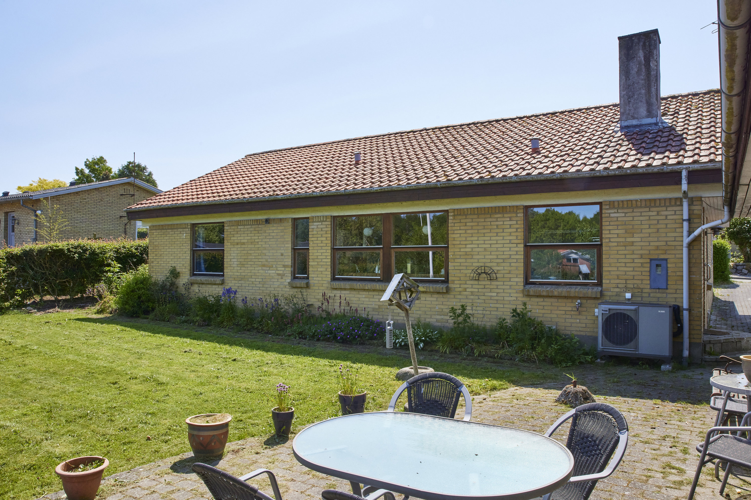 Fremhævet terrasse billede i fuldskærmstilstand. Billede af Stenløkkeparken 57, Hylke, 8660 Skanderborg