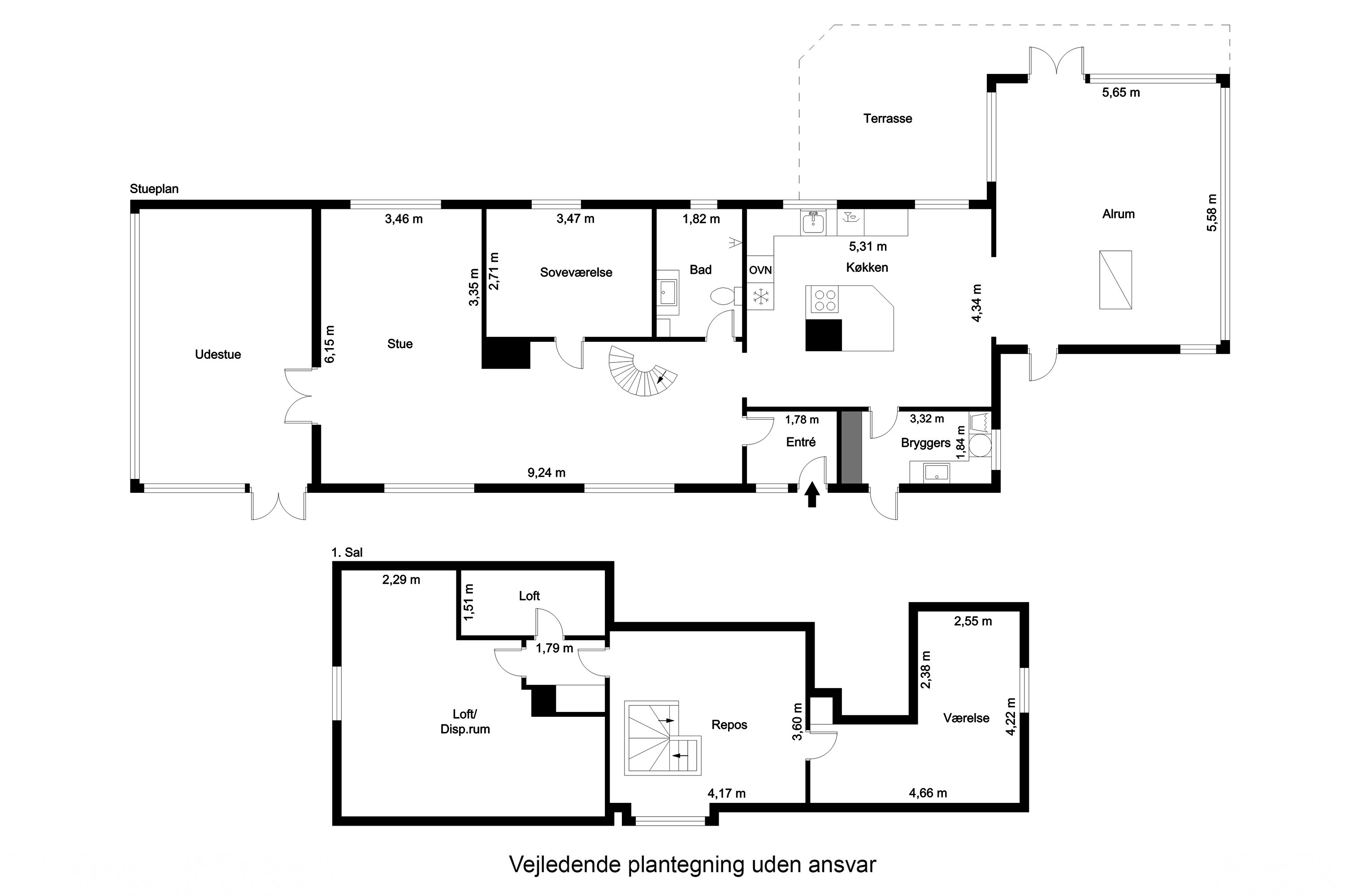 Plantegninger billede af Ejbyvej 20, 5592 Ejby