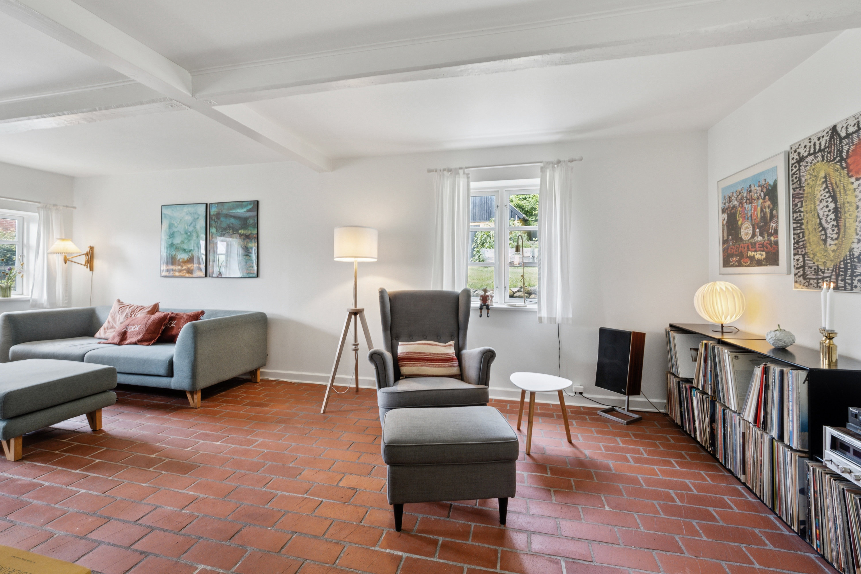 Fremhævet stue billede i fuldskærmstilstand. Billede af Dollerupvej 127, 8800 Viborg