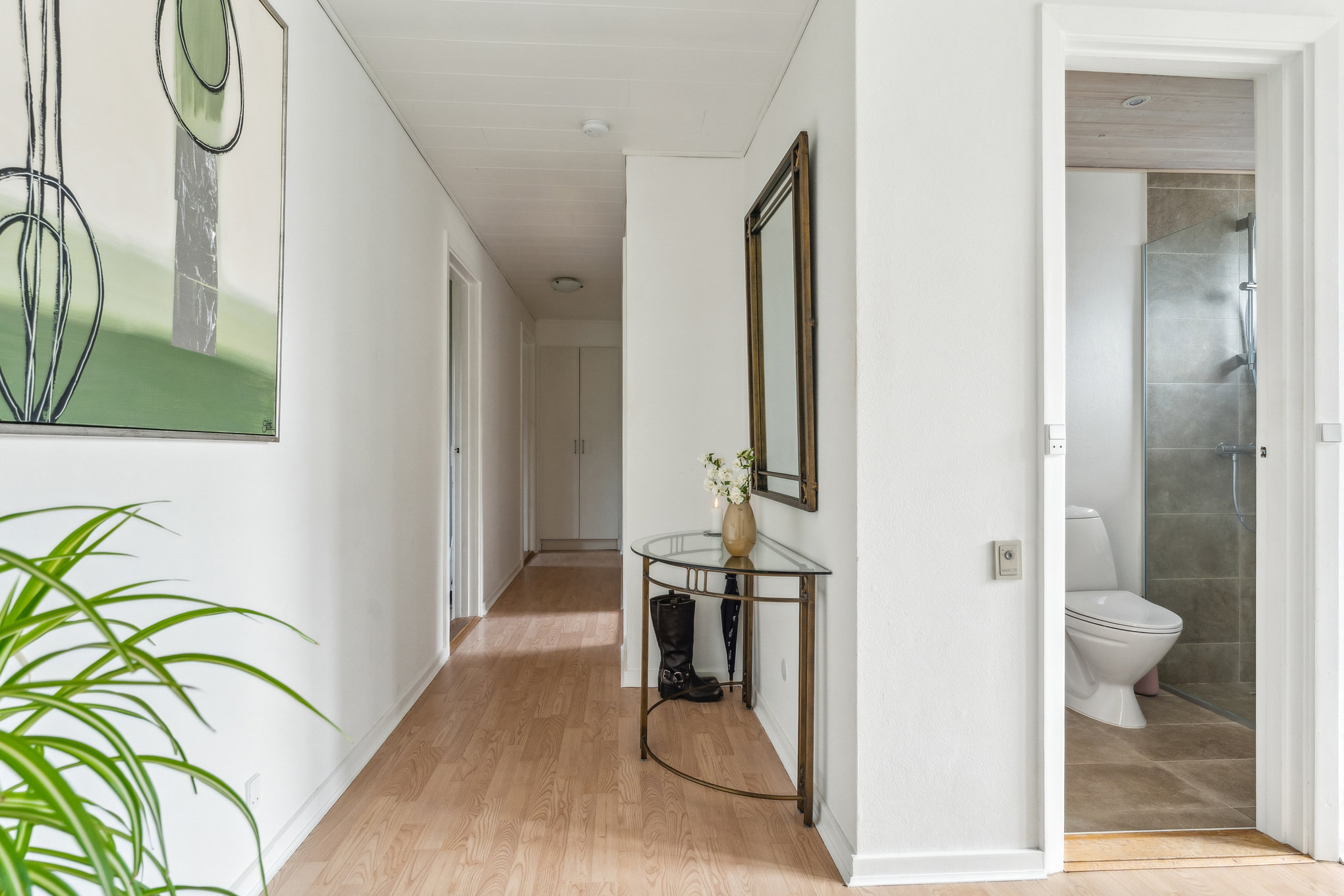 Fremhævet gang billede i fuldskærmstilstand. Billede af Birkevej 3, Assentoft, 8960 Randers SØ