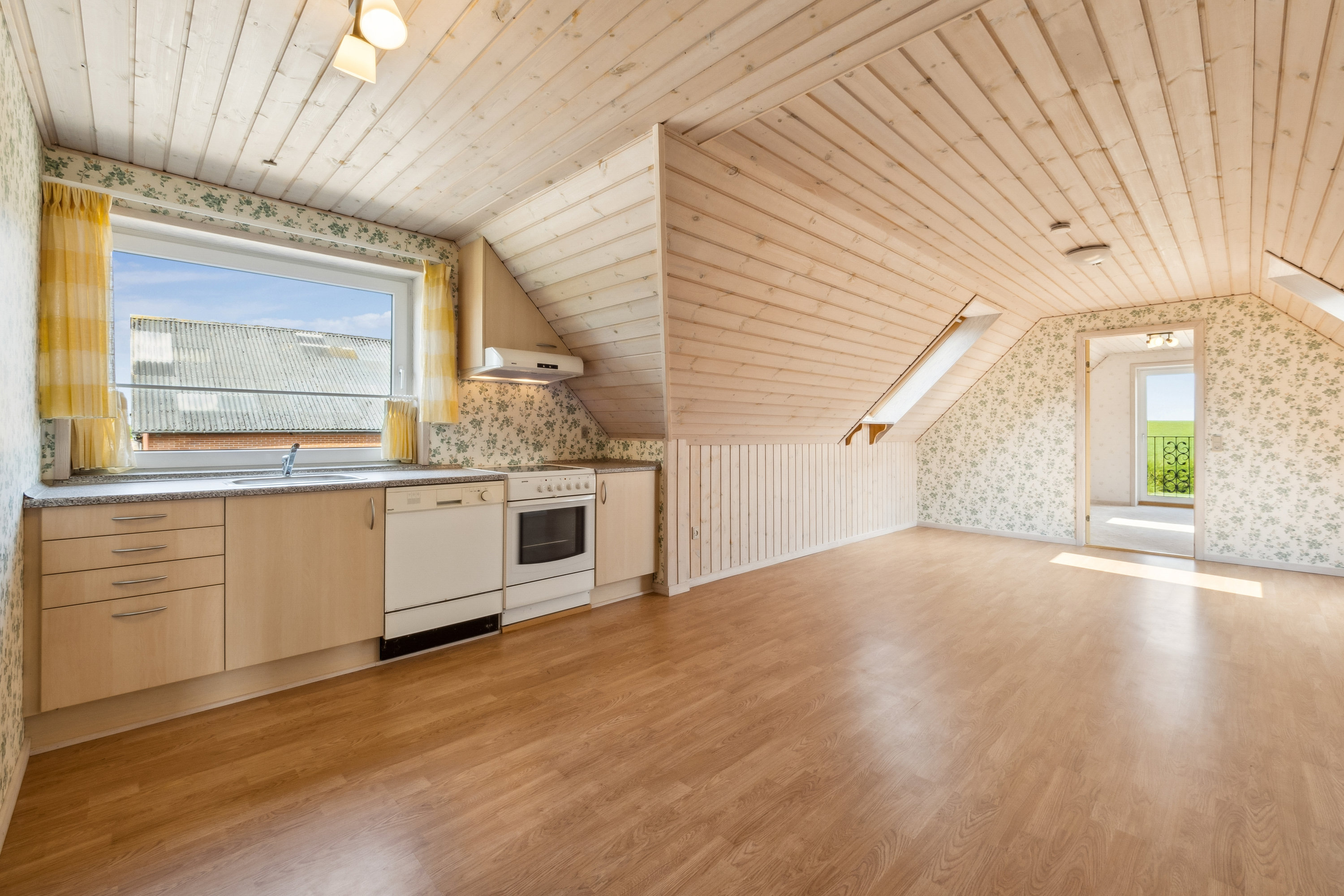 Fremhævet køkken billede i fuldskærmstilstand. Billede af Søndermarken 13, Glomstrup, 7970 Redsted M