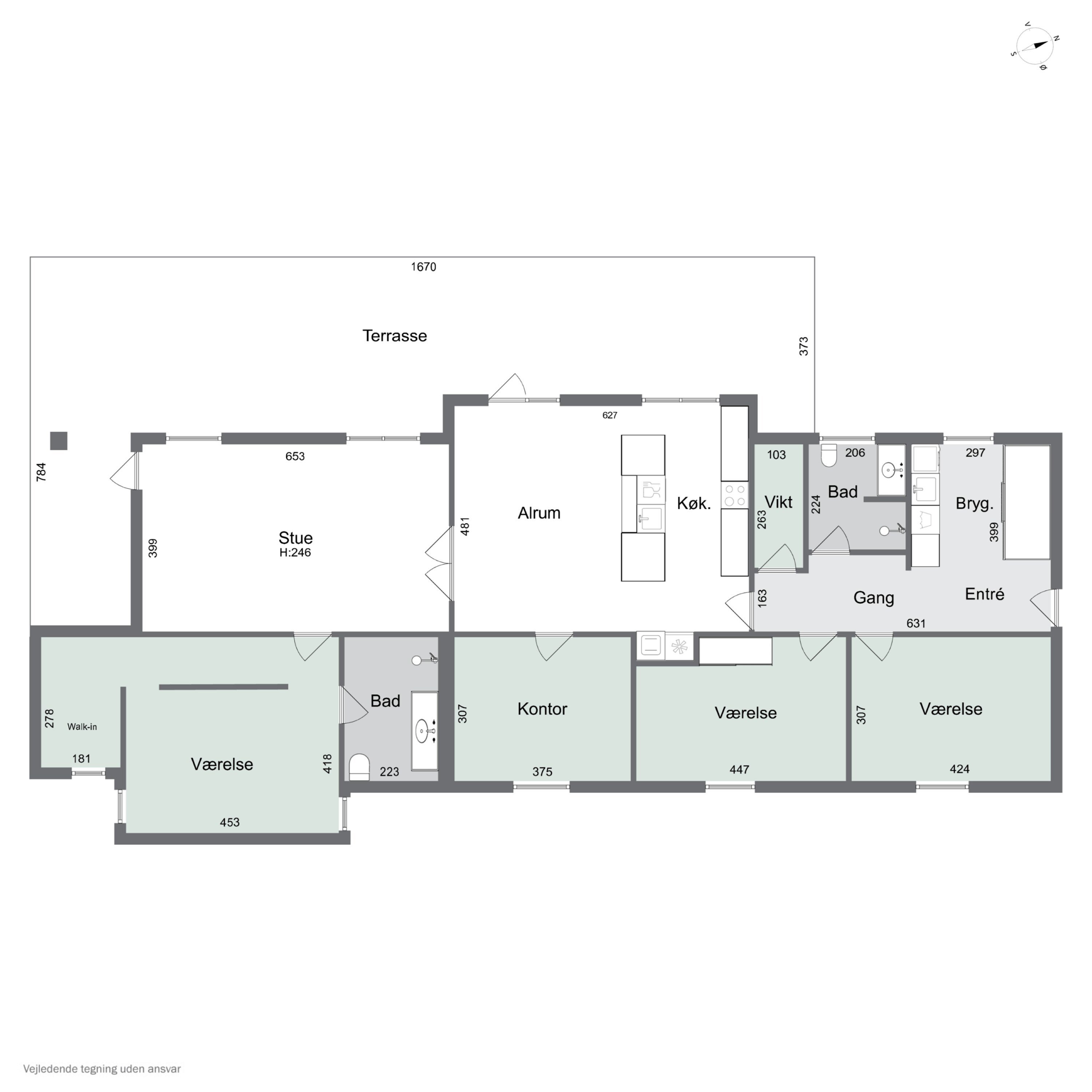 Plantegninger billede af Elmevænget 6, 4690 Haslev