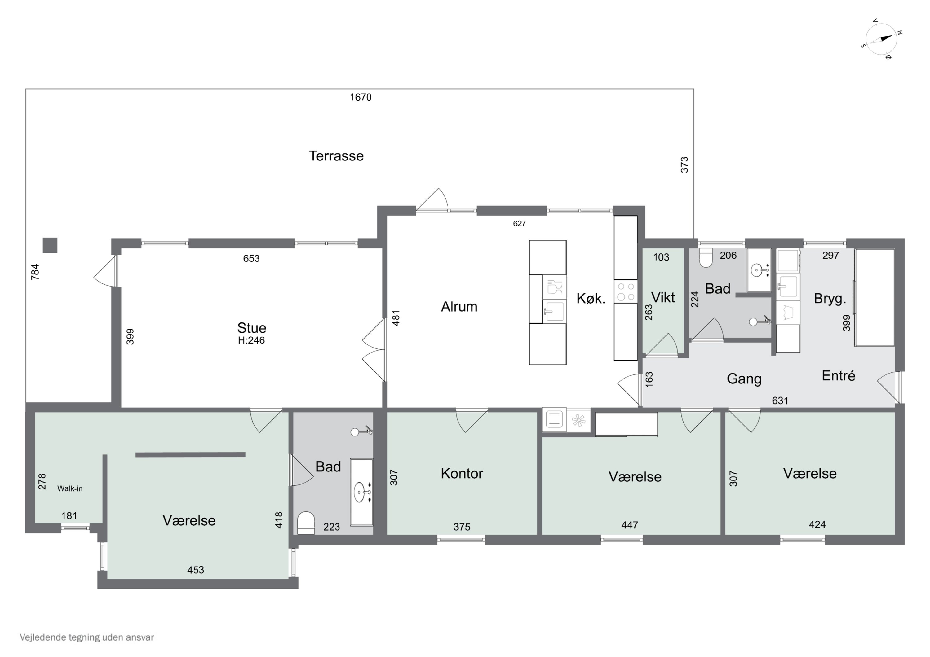Plantegninger billede af Elmevænget 6, 4690 Haslev