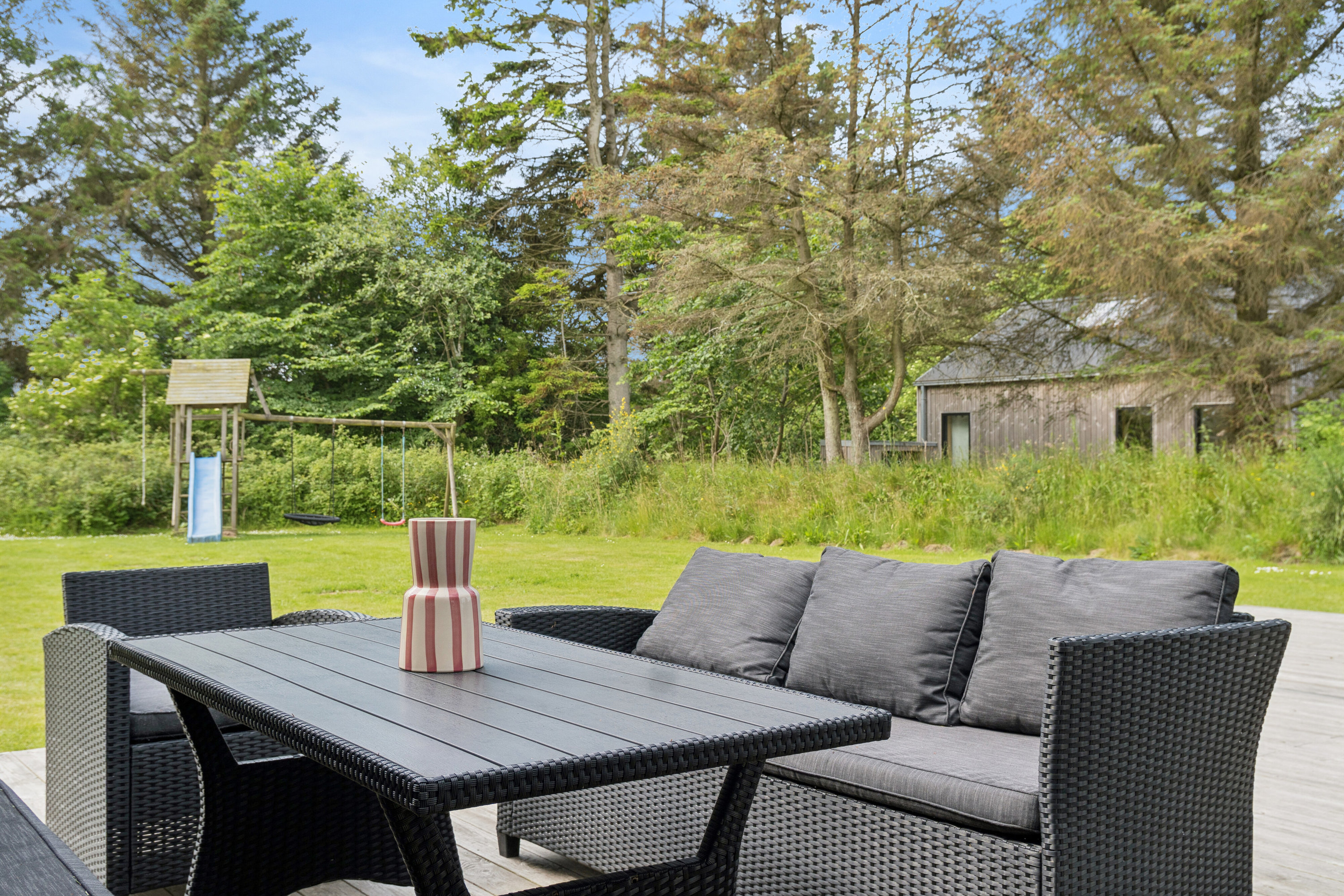 Fremhævet terrasse billede i fuldskærmstilstand. Billede af Nørre Knoldevej 15, Skal Klit, 9800 Hjørring