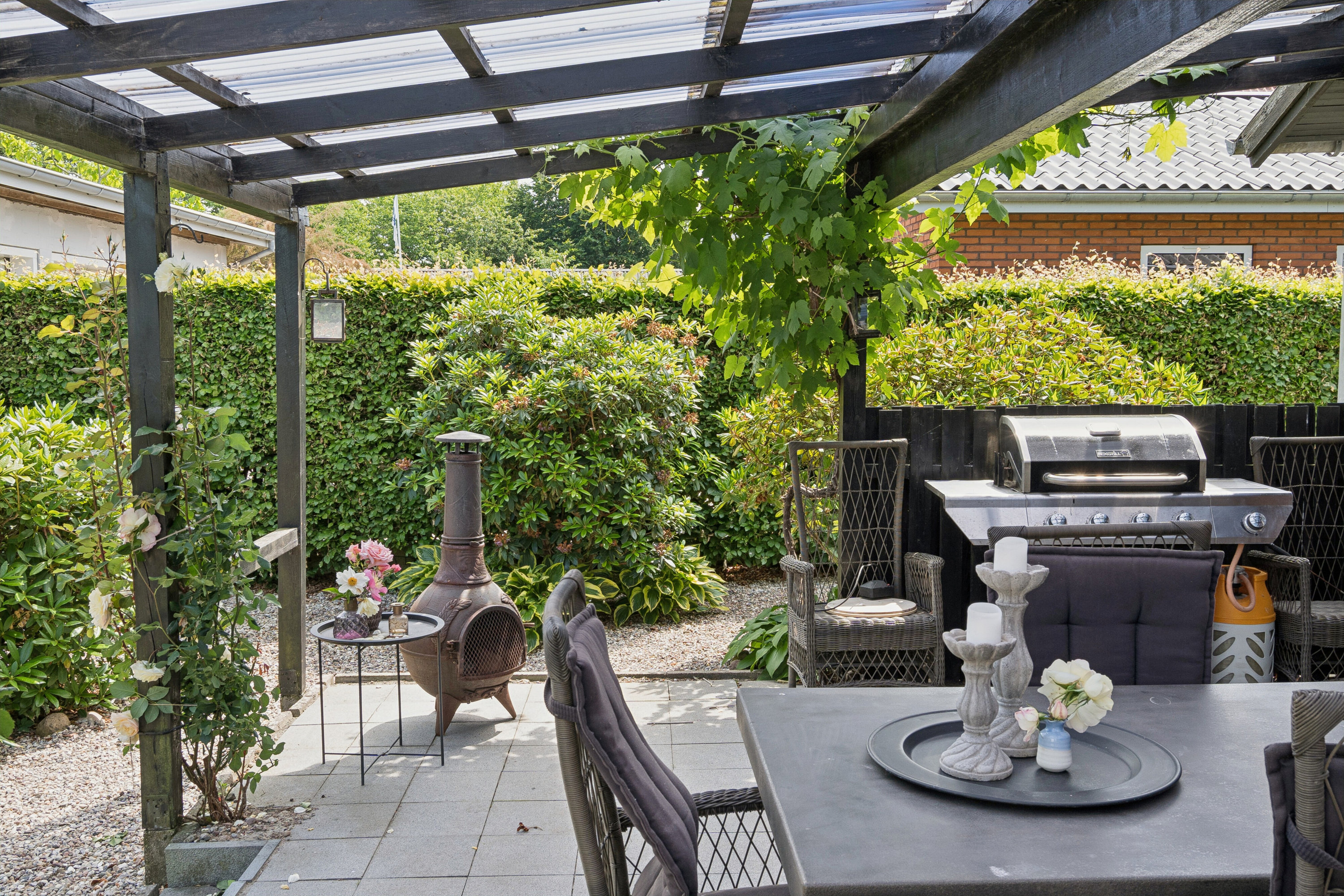 Fremhævet terrasse billede i fuldskærmstilstand. Billede af Gyldenbjergsvej 18, 5700 Svendborg