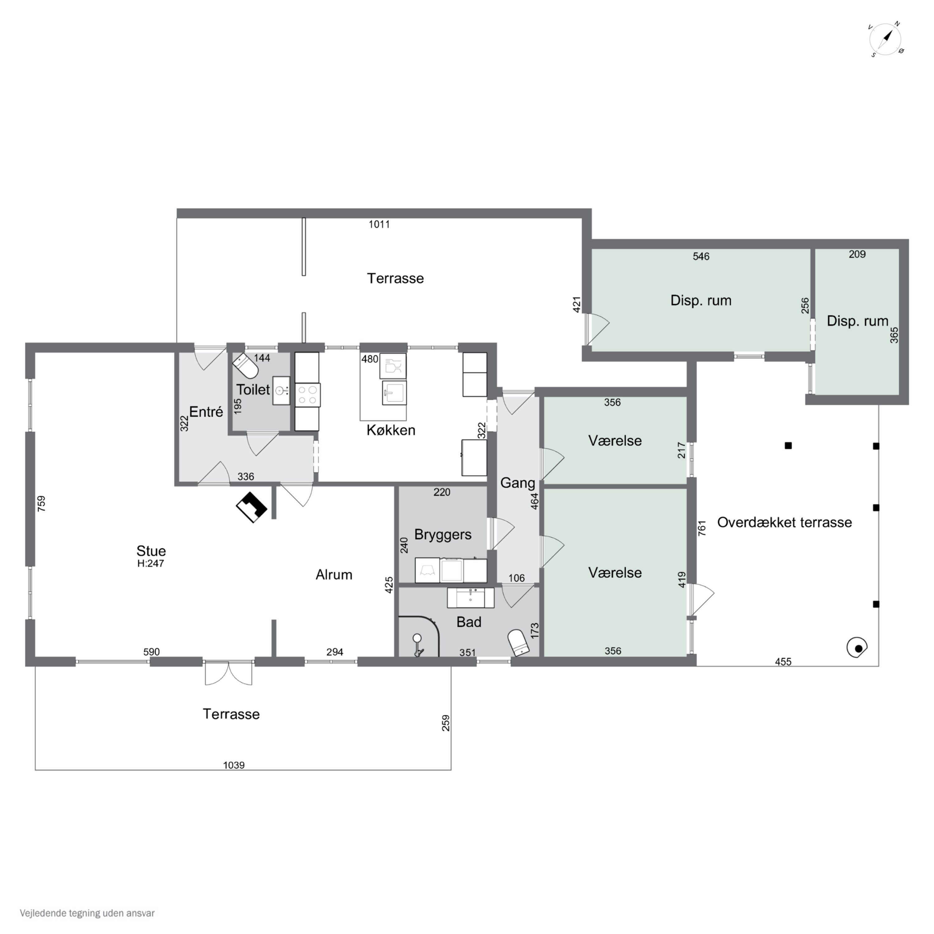 Plantegninger billede af Gyldenbjergsvej 18, 5700 Svendborg
