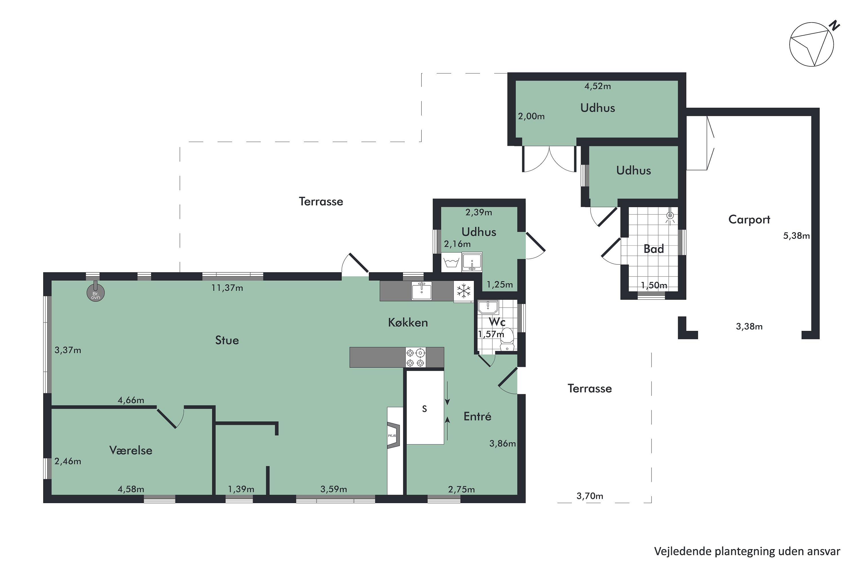 Plantegninger billede af Rummelsigen 29, 9340 Asaa