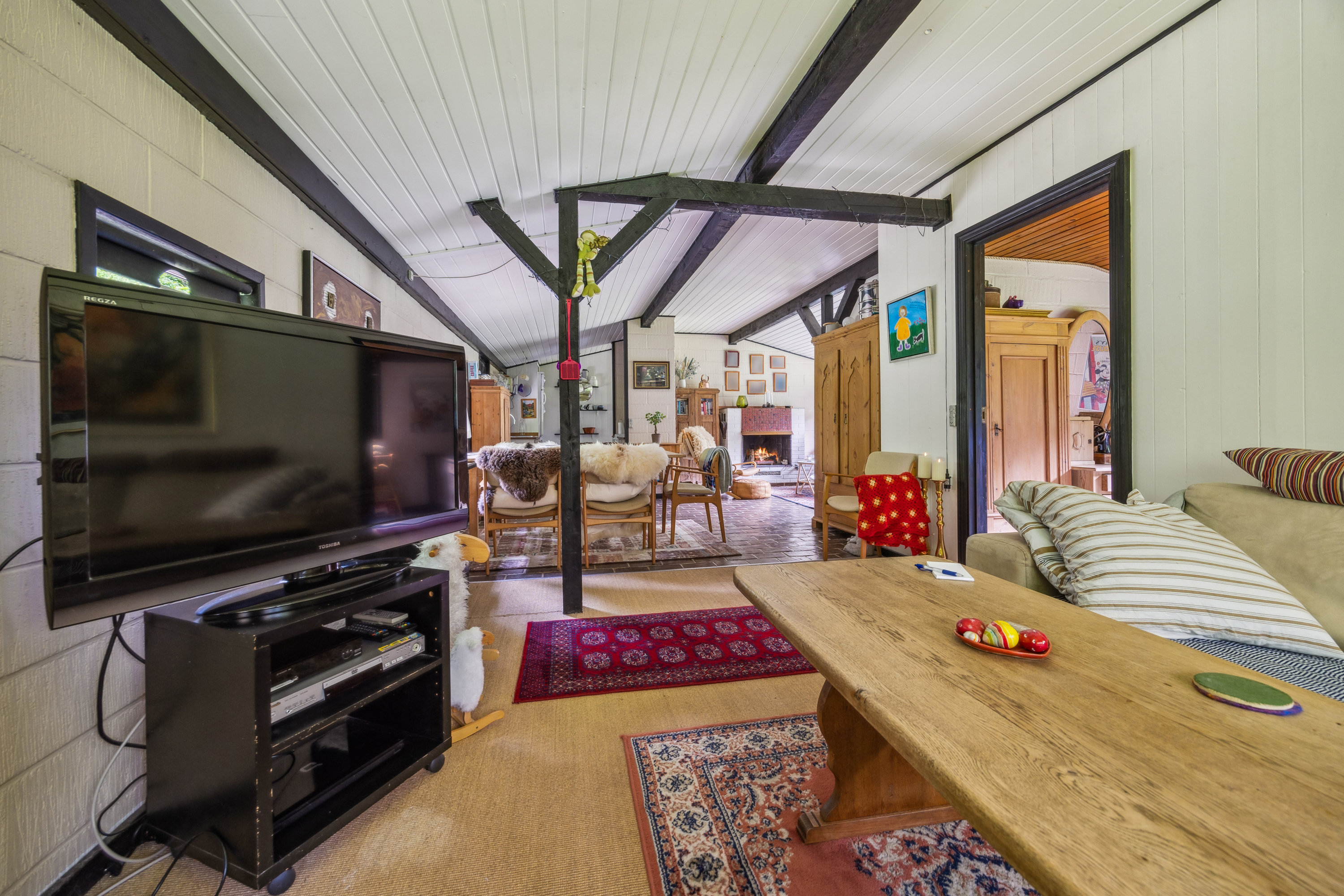 Fremhævet stue billede i fuldskærmstilstand. Billede af Rummelsigen 29, 9340 Asaa