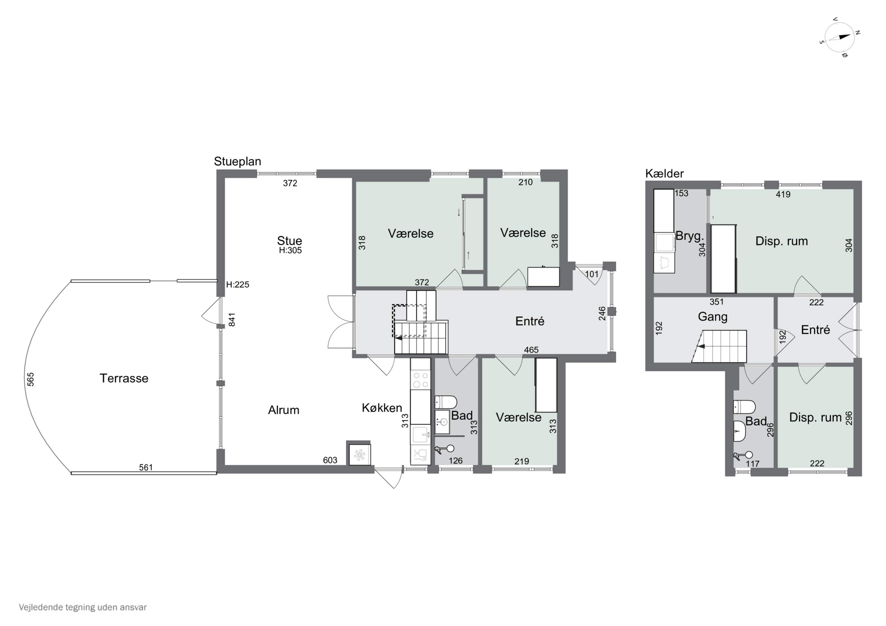 Plantegninger billede af Sommerfuglevej 1A, 2610 Rødovre