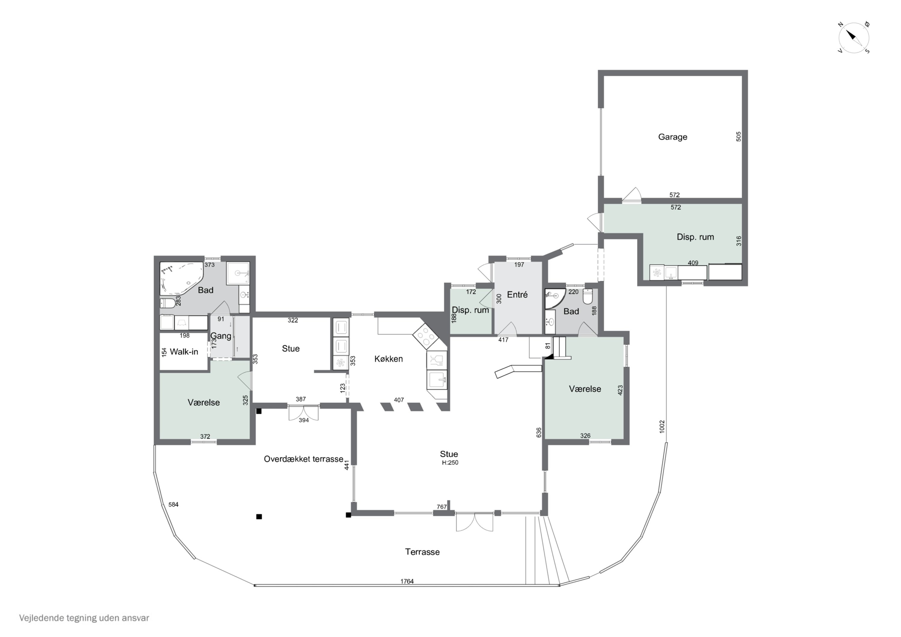 Plantegninger billede af Sandlodsvej 95, 4400 Kalundborg