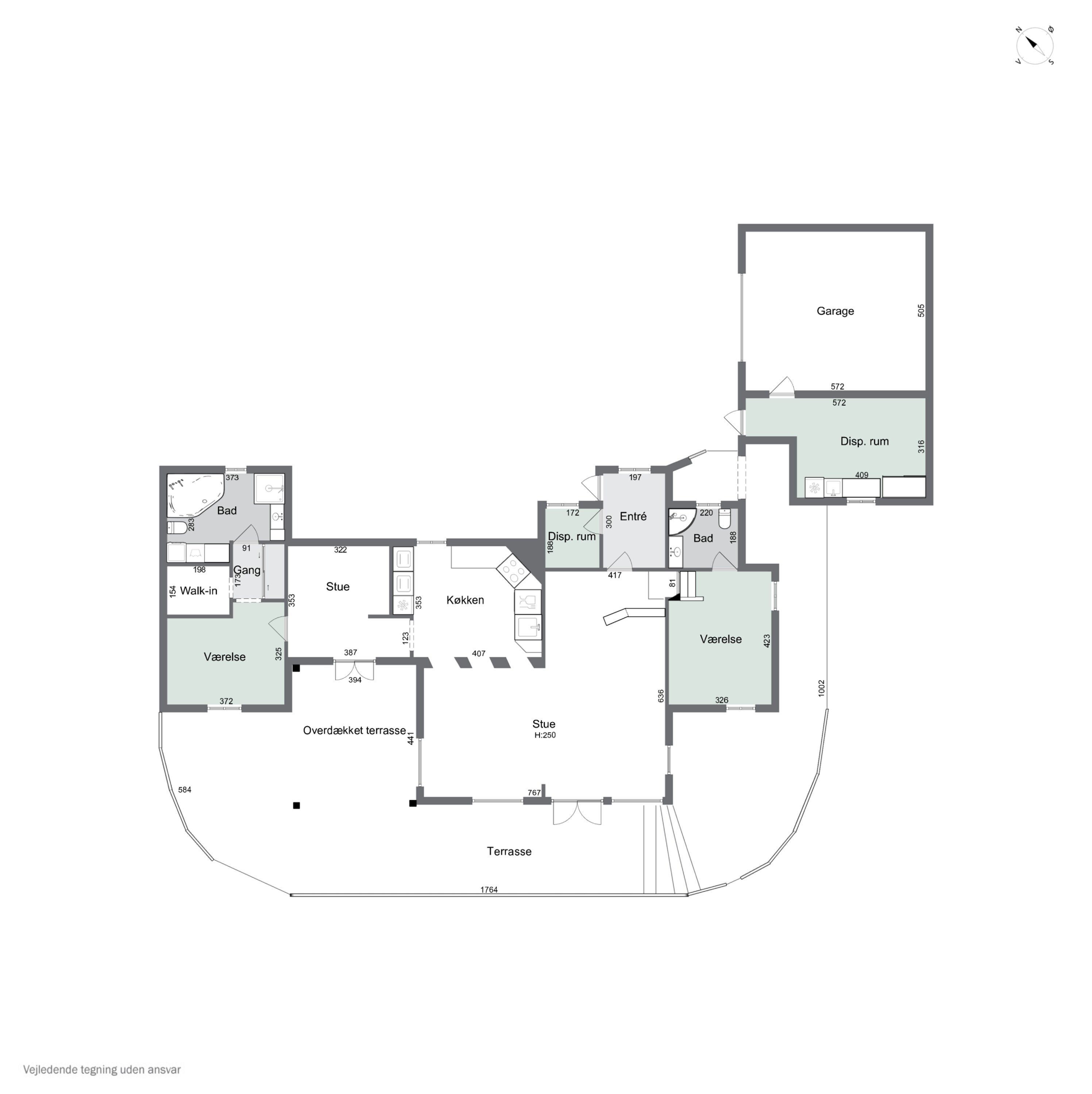 Plantegninger billede af Sandlodsvej 95, 4400 Kalundborg
