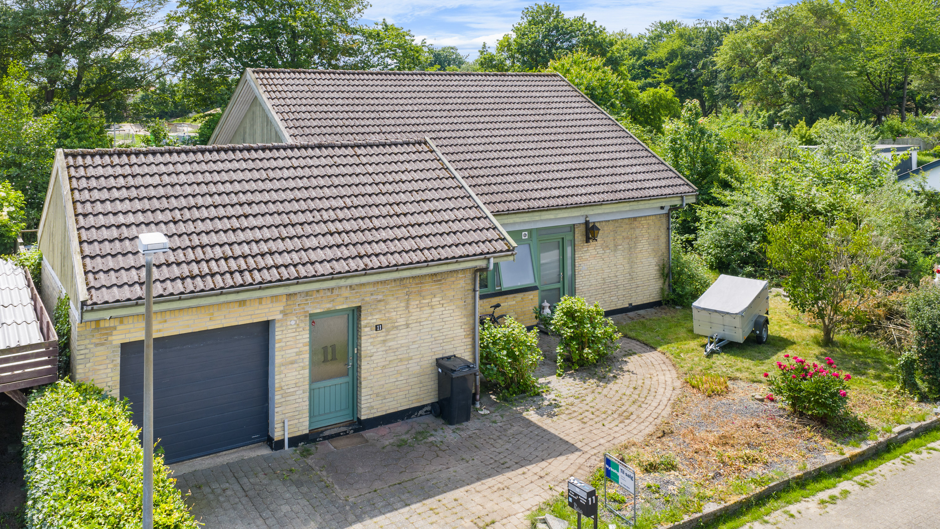 Fremhævet facade billede i fuldskærmstilstand. Billede af Wesselsvej 11, 7000 Fredericia