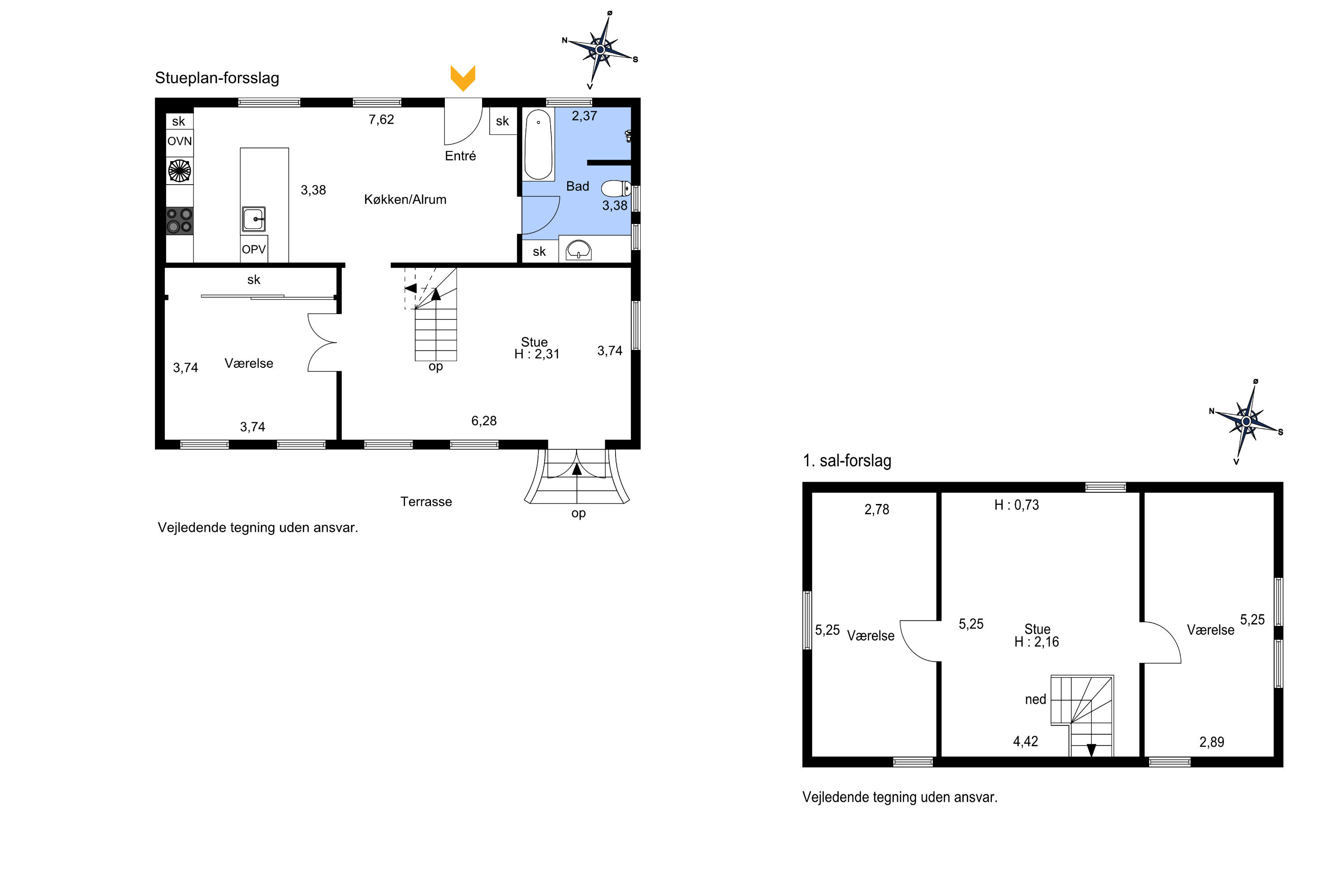 Plantegninger billede af Kirketoften 1, Virring, 8960 Randers SØ