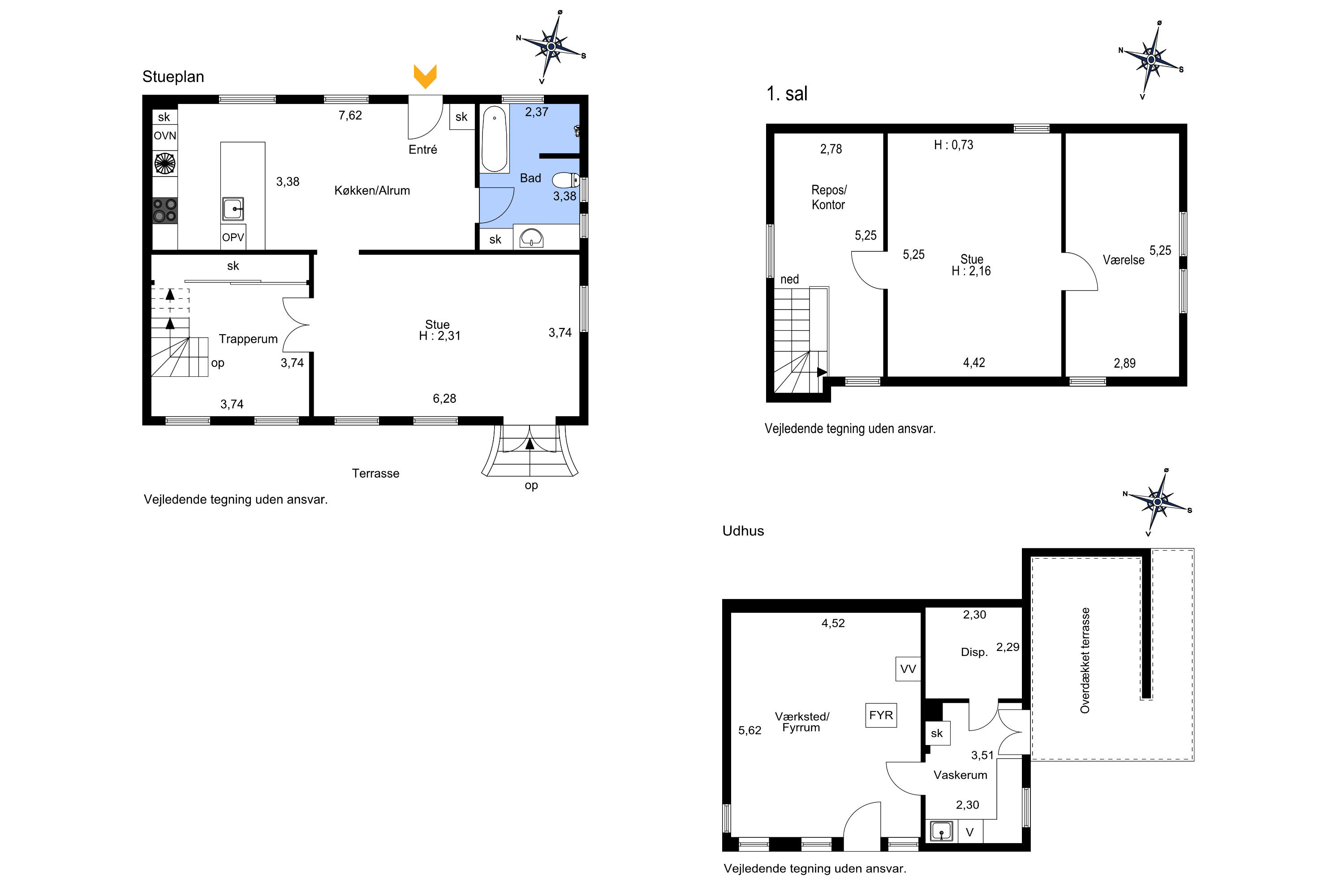 Plantegninger billede af Kirketoften 1, Virring, 8960 Randers SØ