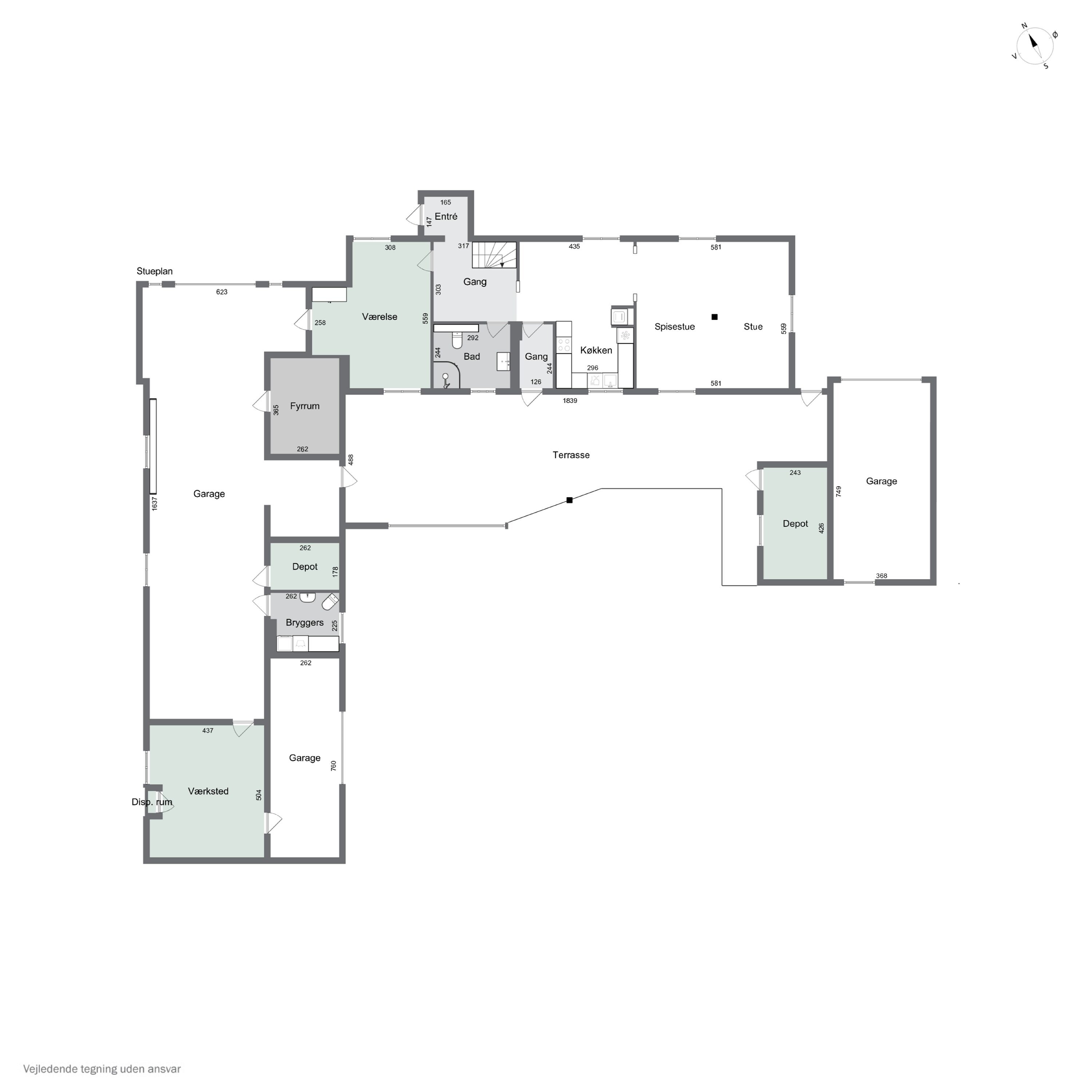 Plantegninger billede af Skårenvej 27, Vallensved, 4700 Næstved
