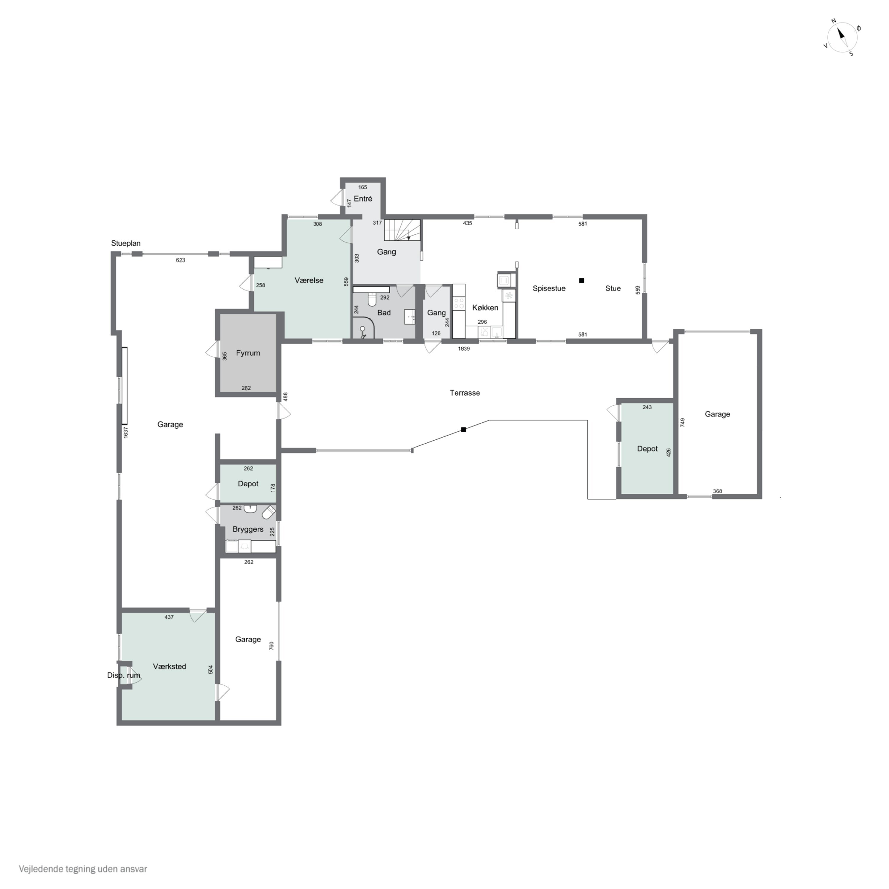 Plantegninger billede af Skårenvej 27, Vallensved, 4700 Næstved