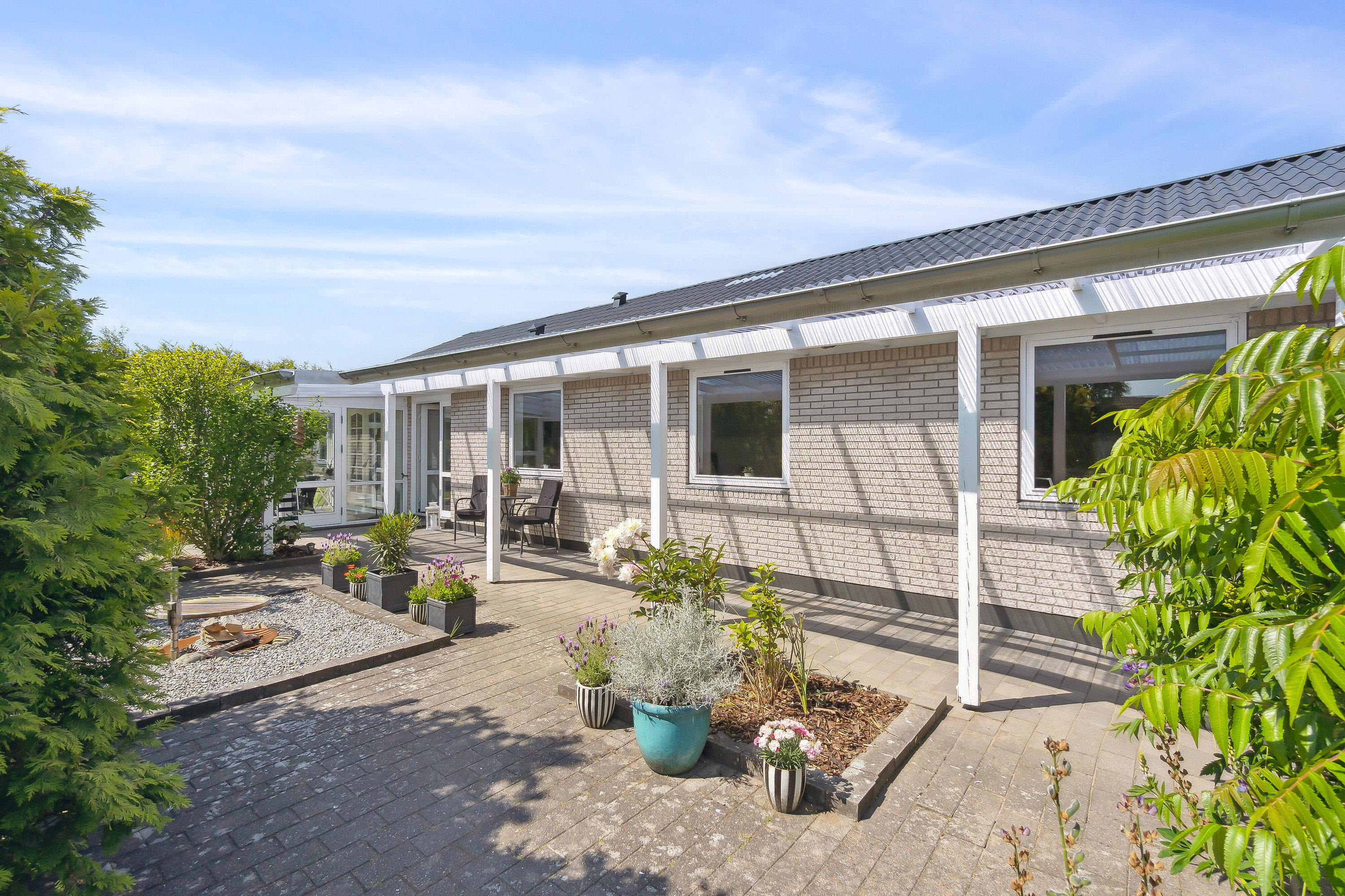 Fremhævet terrasse billede i fuldskærmstilstand. Billede af Degnebakken 23, 7760 Hurup Thy