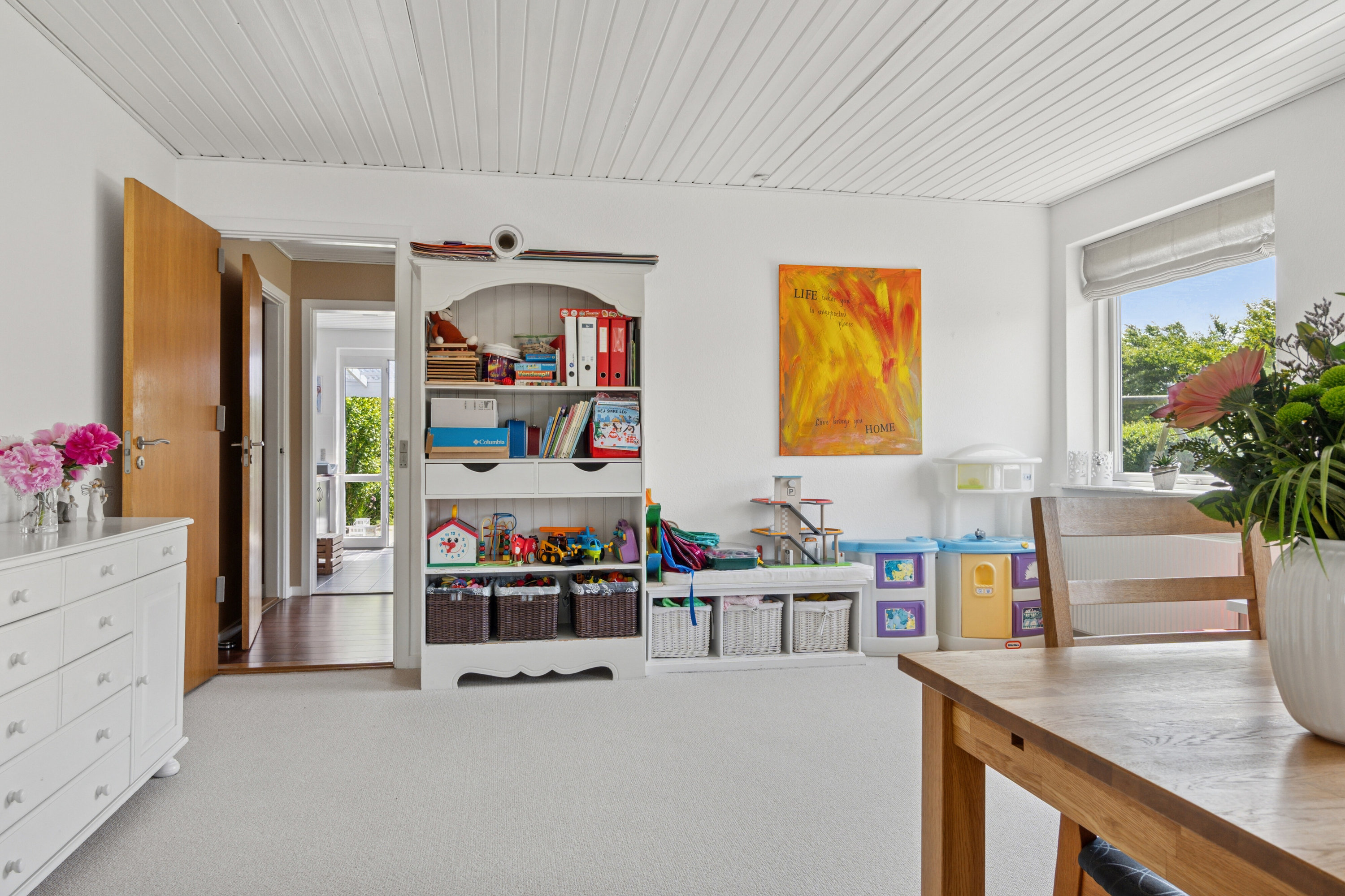 Fremhævet stue billede i fuldskærmstilstand. Billede af Degnebakken 23, 7760 Hurup Thy