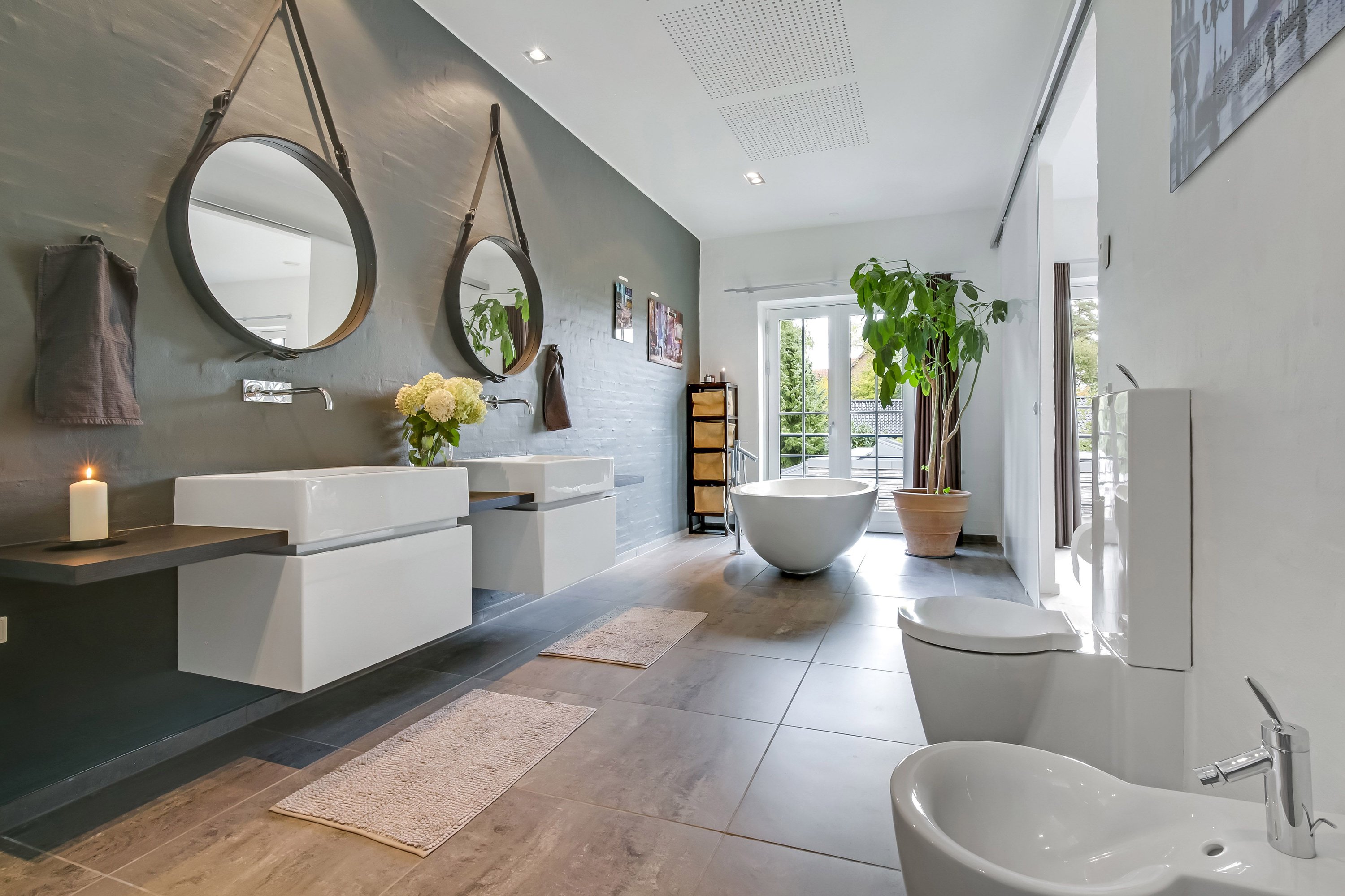 Fremhævet badeværelse billede i fuldskærmstilstand. Billede af Hørhavevej 75A, 8270 Højbjerg