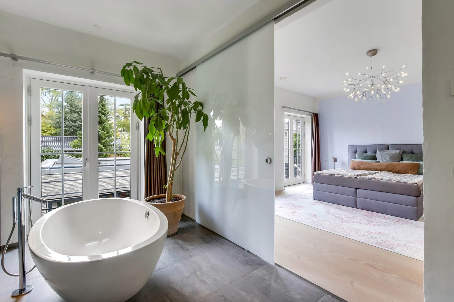 Fremhævet badeværelse billede i fuldskærmstilstand. Billede af Hørhavevej 75A, 8270 Højbjerg