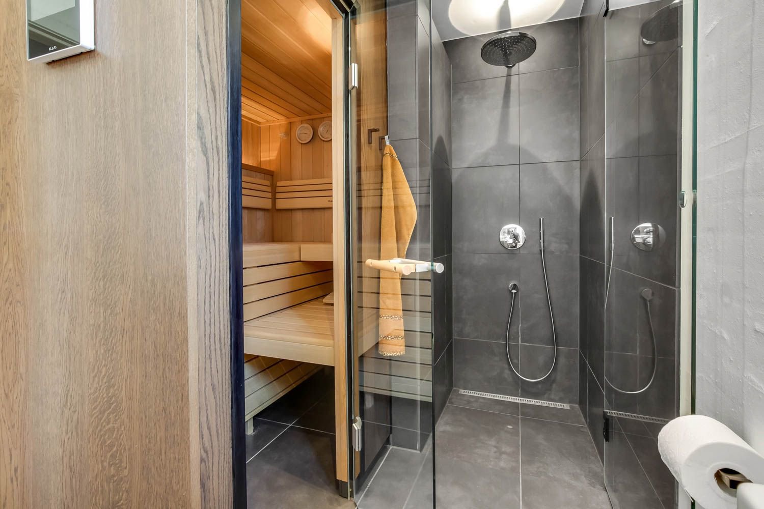 Fremhævet badeværelse billede i fuldskærmstilstand. Billede af Hørhavevej 75A, 8270 Højbjerg