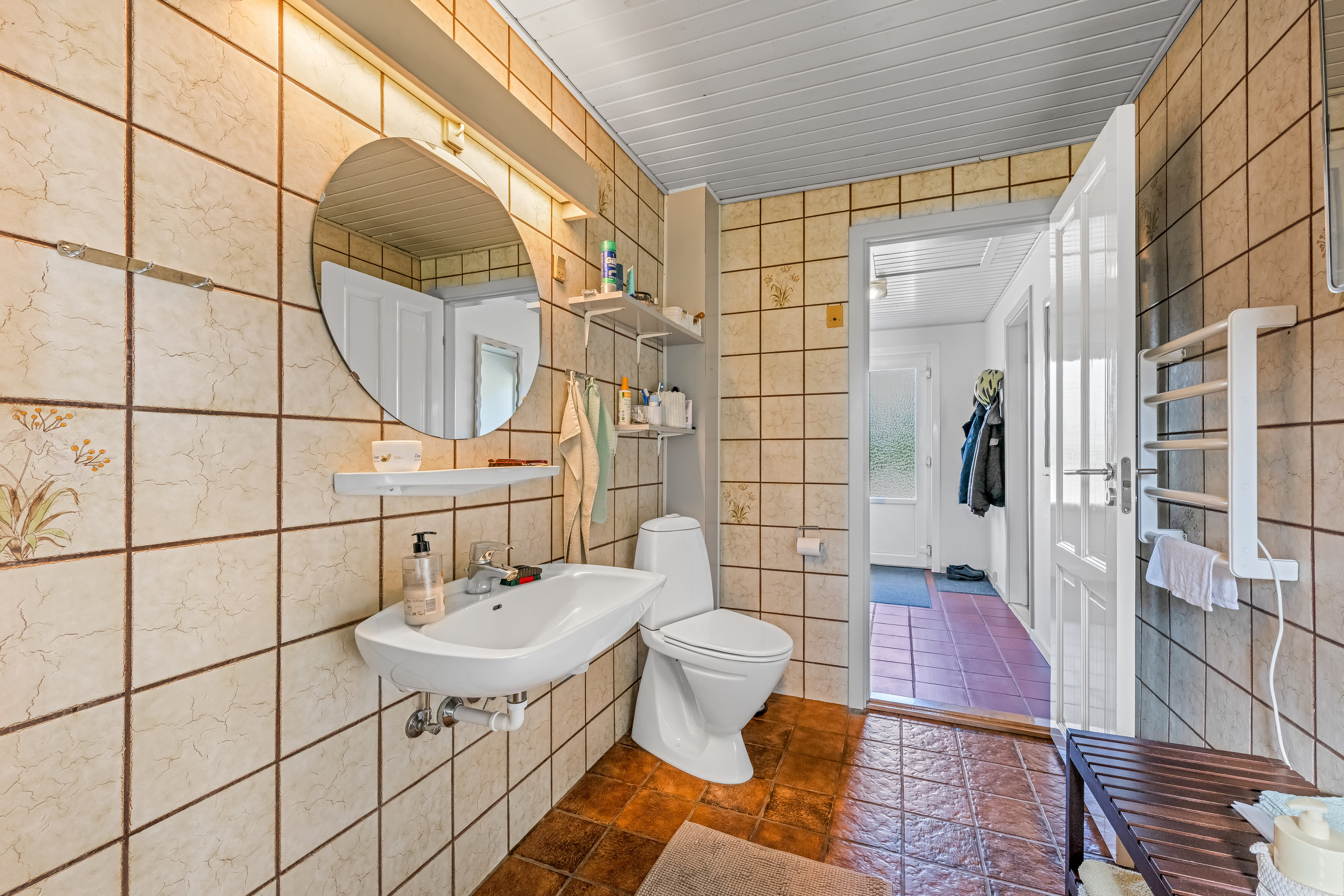 Fremhævet badeværelse billede i fuldskærmstilstand. Billede af Rabjergvej 2, Dejbjerg, 6900 Skjern