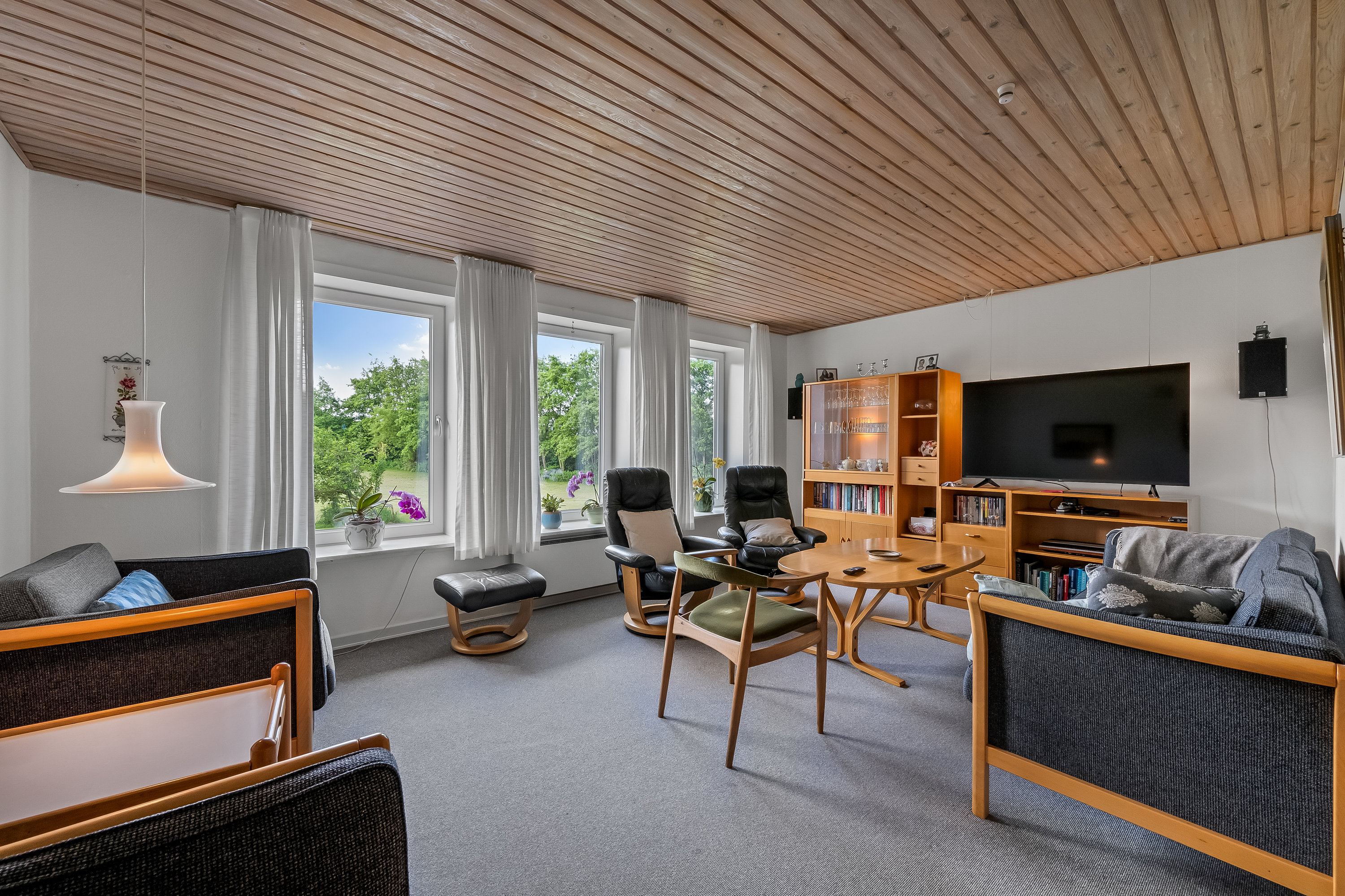 Fremhævet stue billede i fuldskærmstilstand. Billede af Rabjergvej 2, Dejbjerg, 6900 Skjern