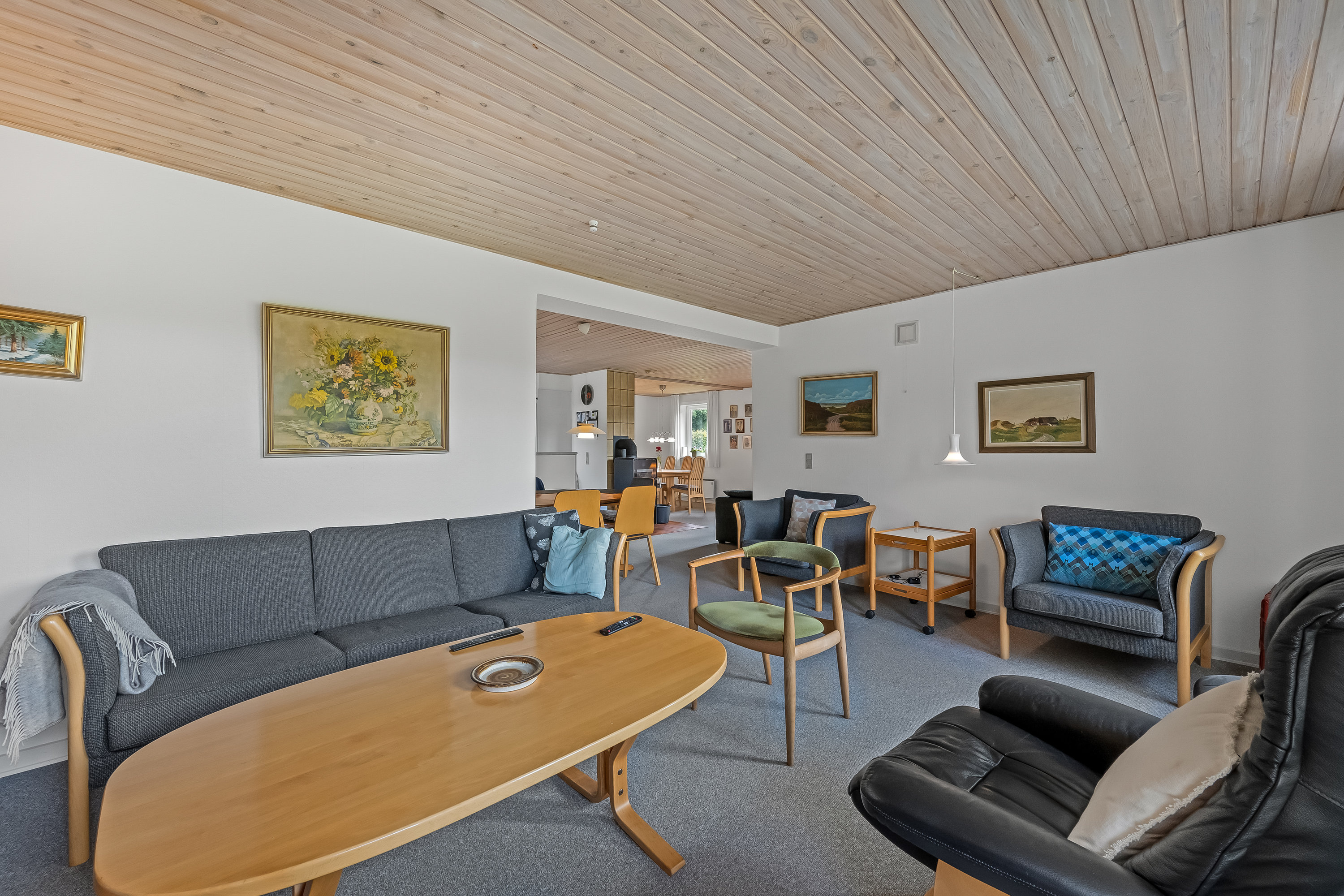 Fremhævet stue billede i fuldskærmstilstand. Billede af Rabjergvej 2, Dejbjerg, 6900 Skjern