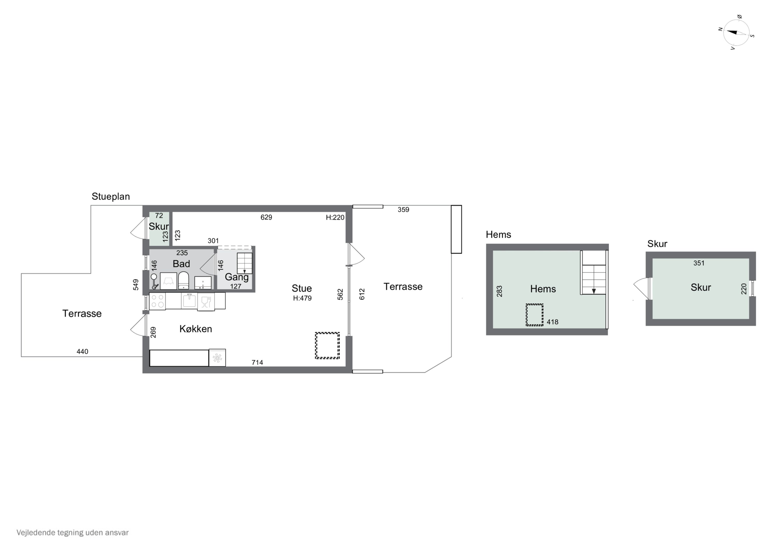 Plantegninger billede af Rødhalsevej 6, Ll Kongsmark, 4200 Slagelse