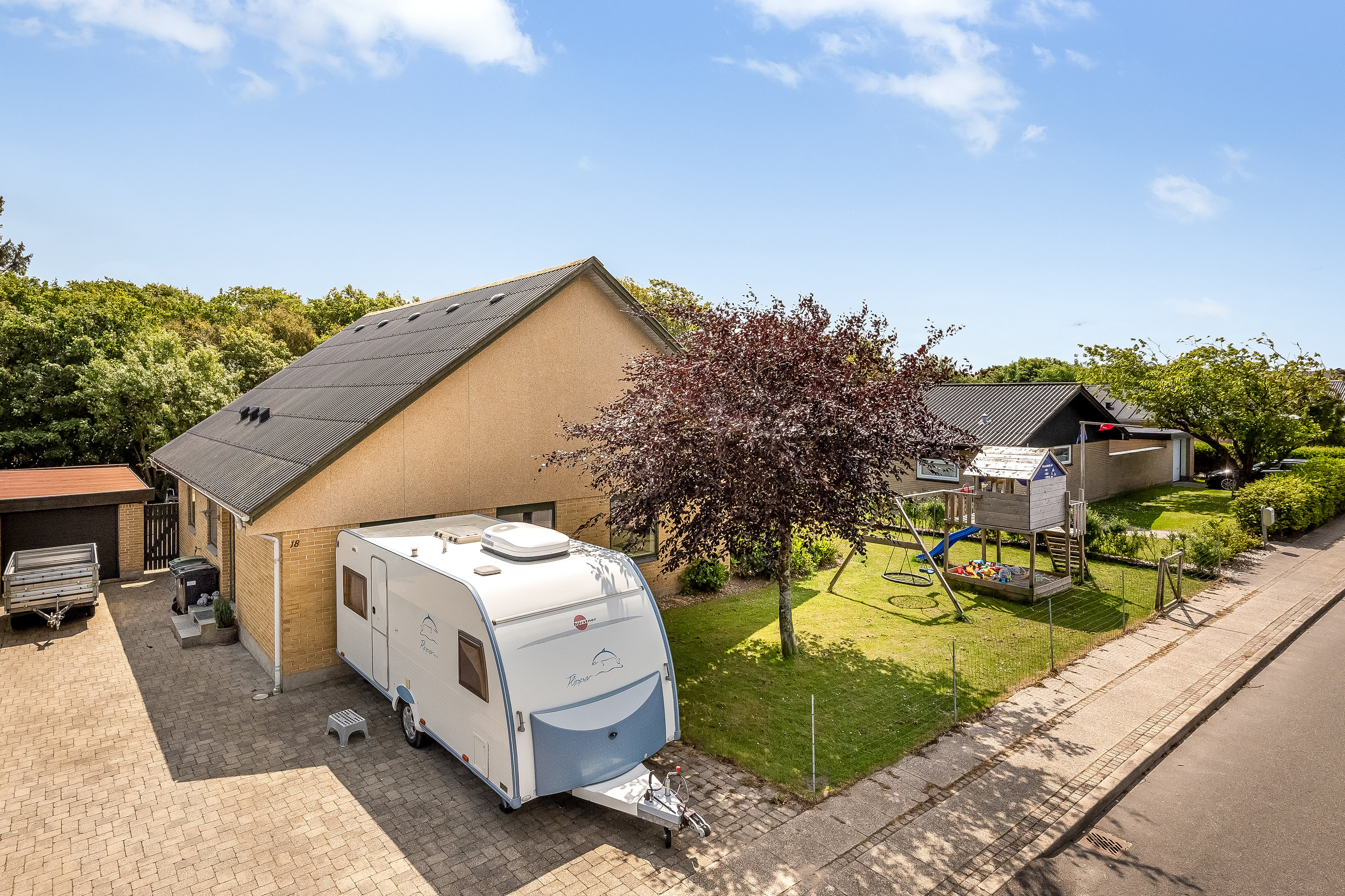 Fremhævet ejendommen billede i fuldskærmstilstand. Billede af Falkevej 18, Heldum, 7620 Lemvig