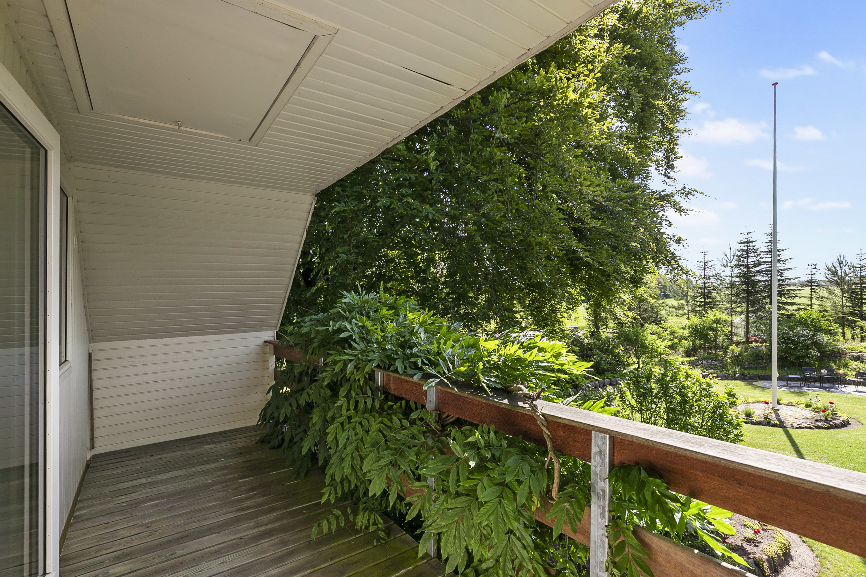 Fremhævet altan billede i fuldskærmstilstand. Billede af Skatskovvej 35, Guldager, 9620 Aalestrup