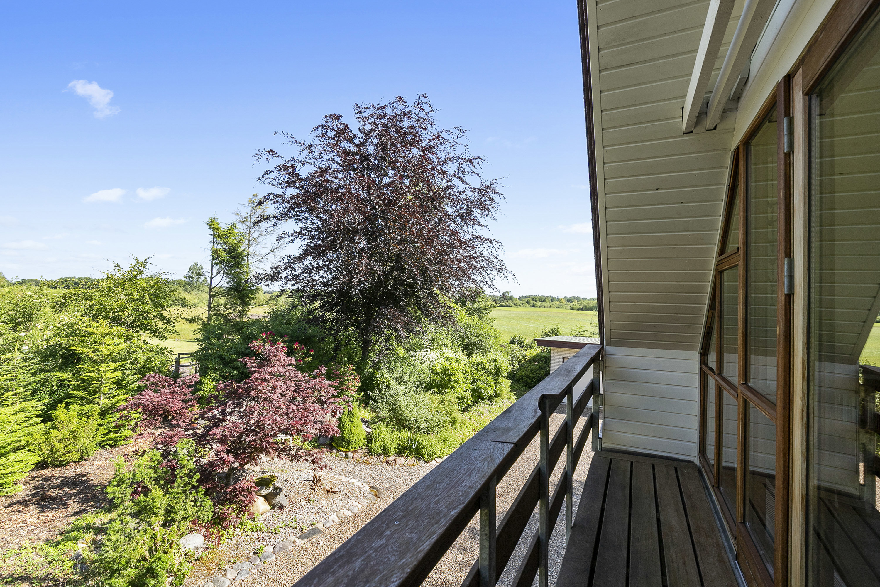 Fremhævet altan billede i fuldskærmstilstand. Billede af Skatskovvej 35, Guldager, 9620 Aalestrup