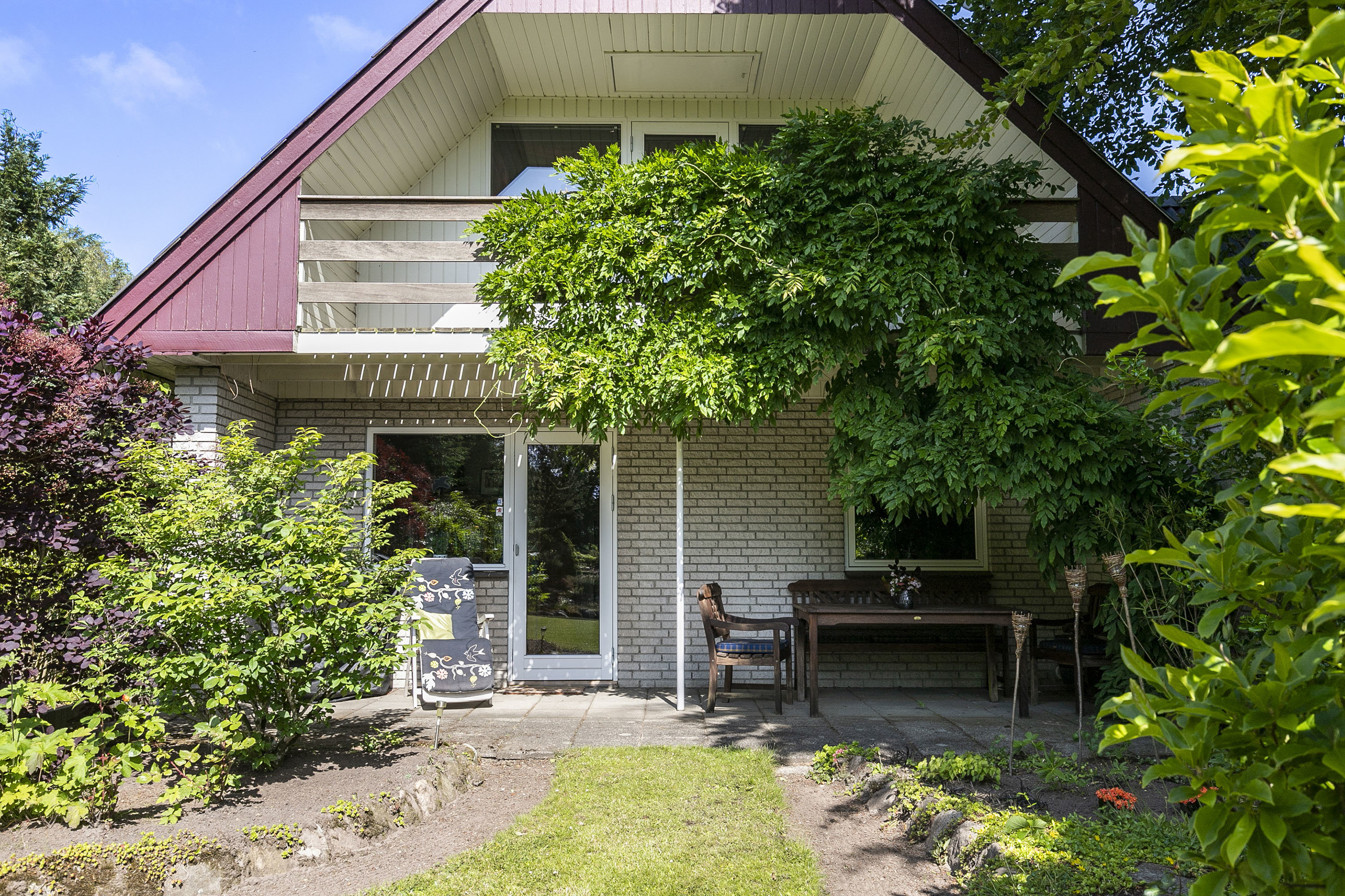 Fremhævet terrasse billede i fuldskærmstilstand. Billede af Skatskovvej 35, Guldager, 9620 Aalestrup