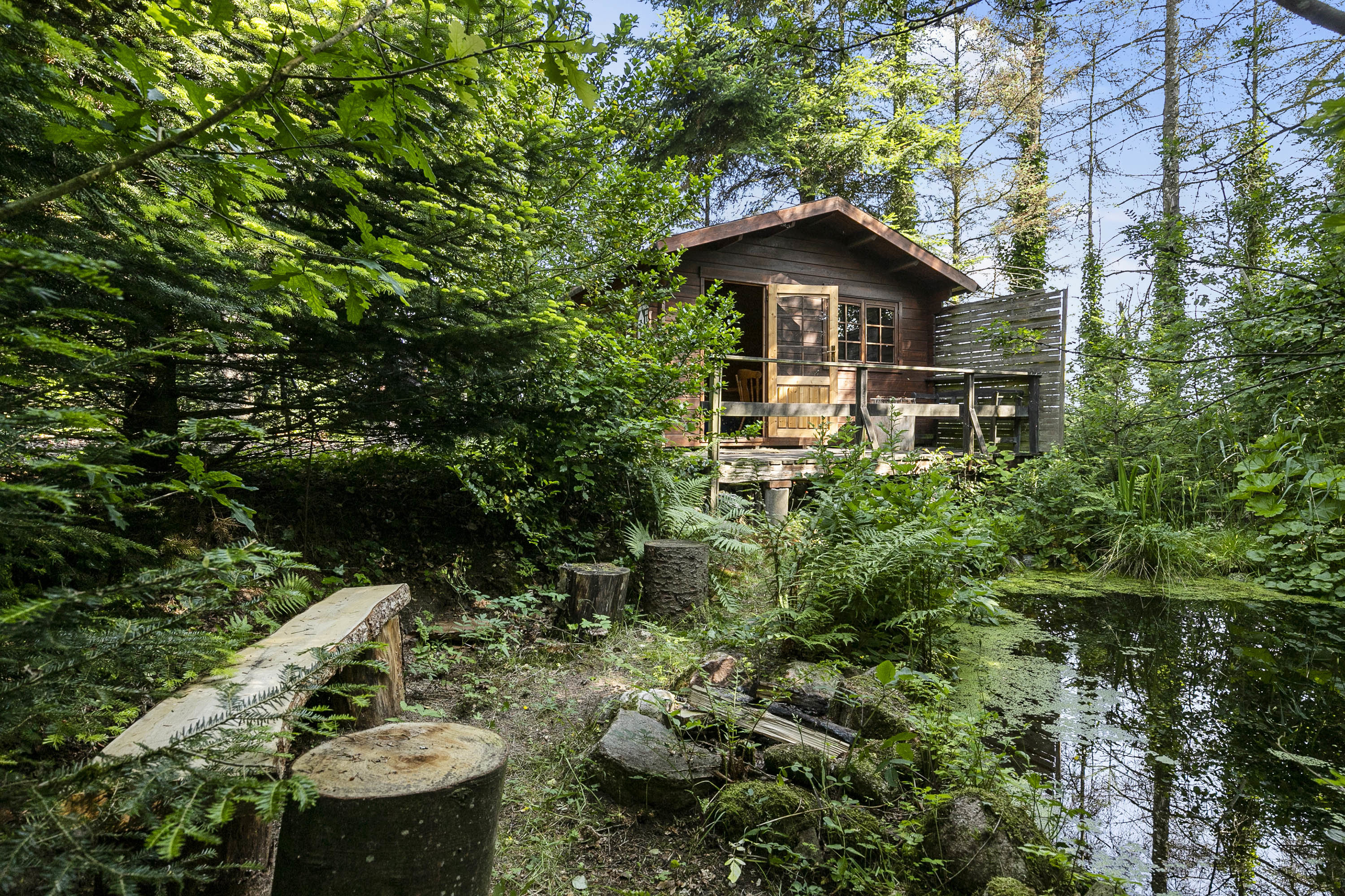 Fremhævet have billede i fuldskærmstilstand. Billede af Skatskovvej 35, Guldager, 9620 Aalestrup