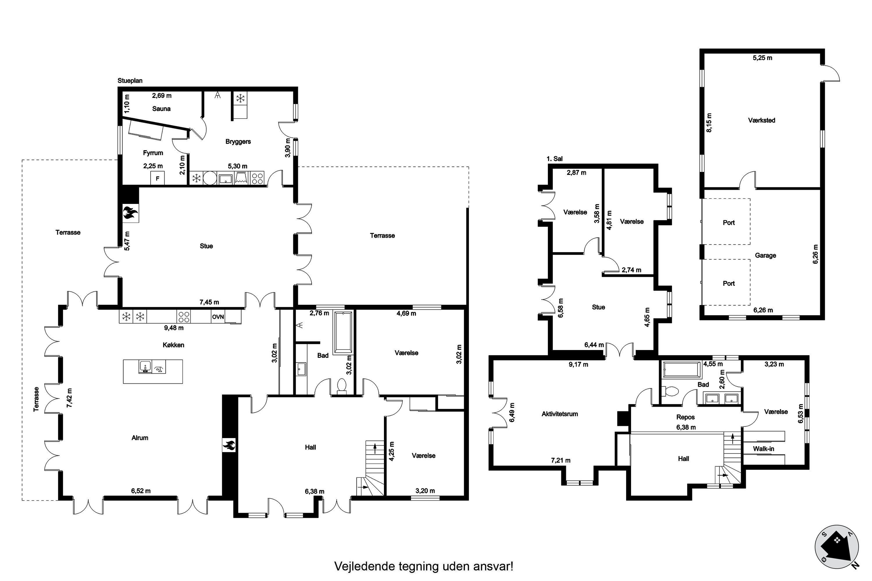 Plantegninger billede af Lounsvej 19, Lovns, 9640 Farsø