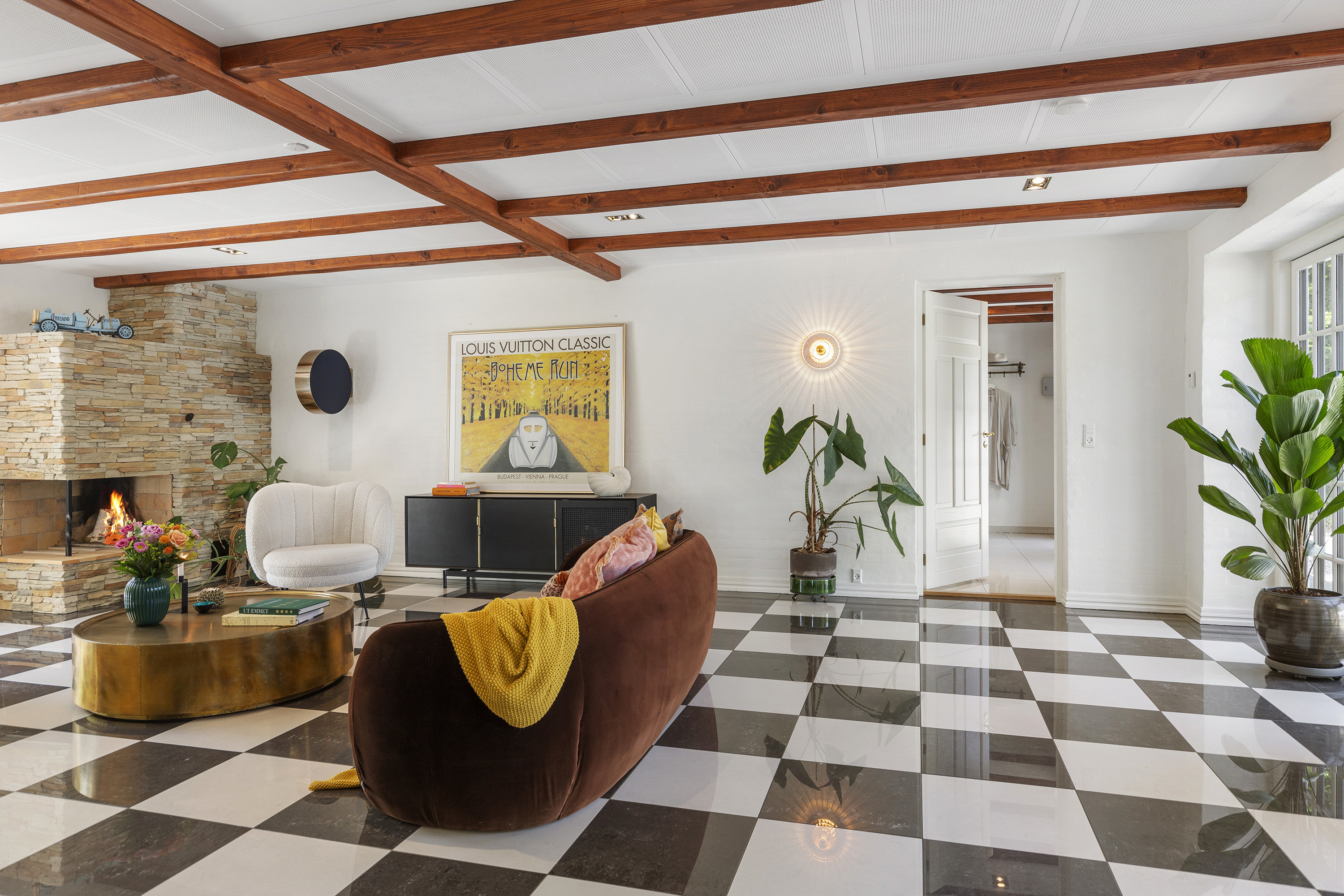 Fremhævet stue billede i fuldskærmstilstand. Billede af Lounsvej 19, Lovns, 9640 Farsø