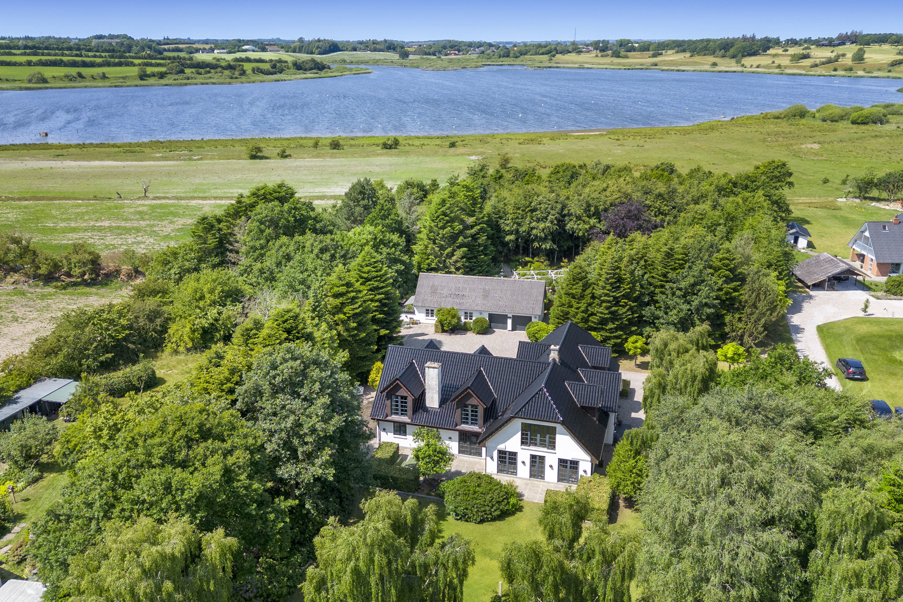 Fremhævet luftfoto billede i fuldskærmstilstand. Billede af Lounsvej 19, Lovns, 9640 Farsø