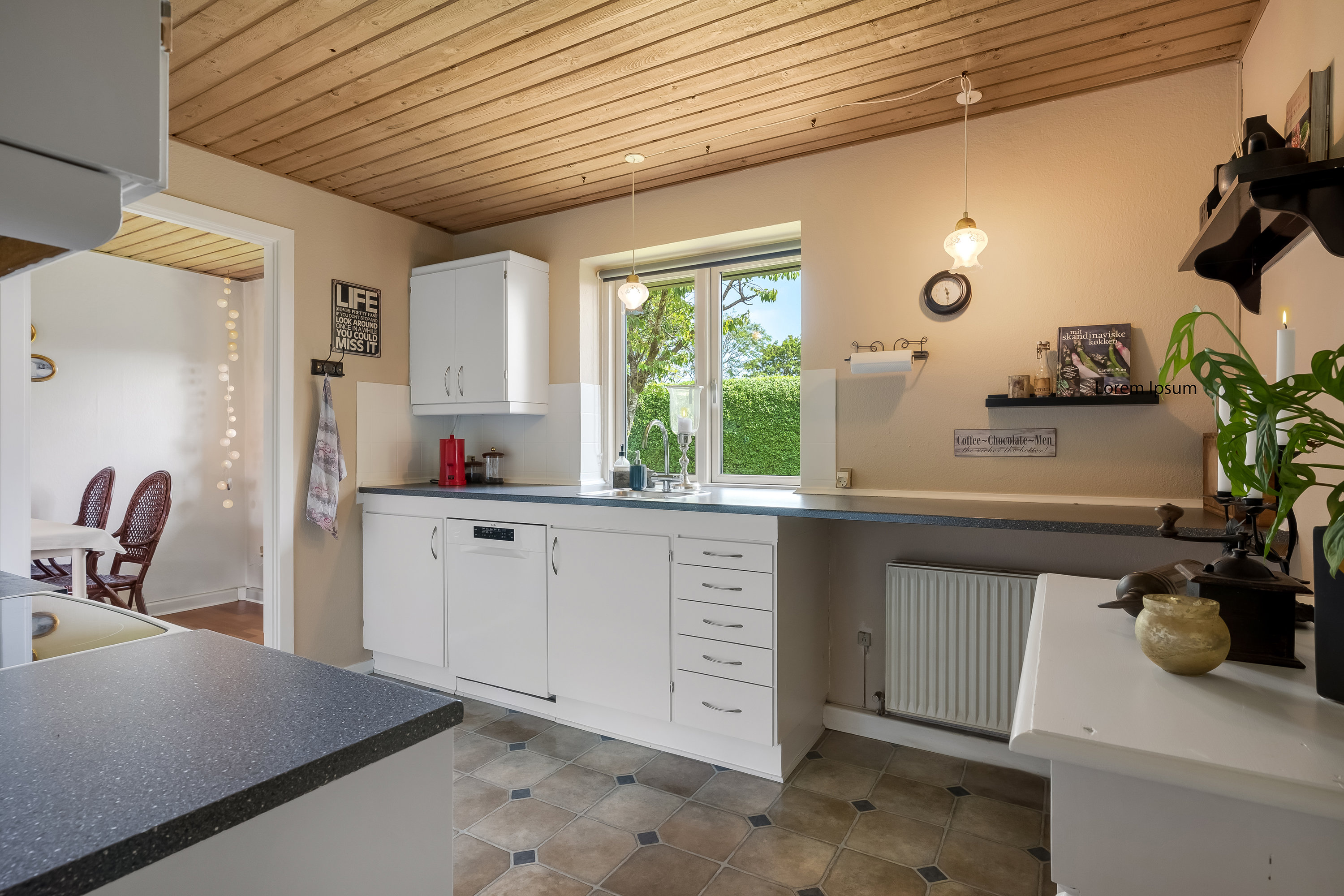 Fremhævet køkken billede i fuldskærmstilstand. Billede af Frejasvej 48, Nørlem, 7620 Lemvig