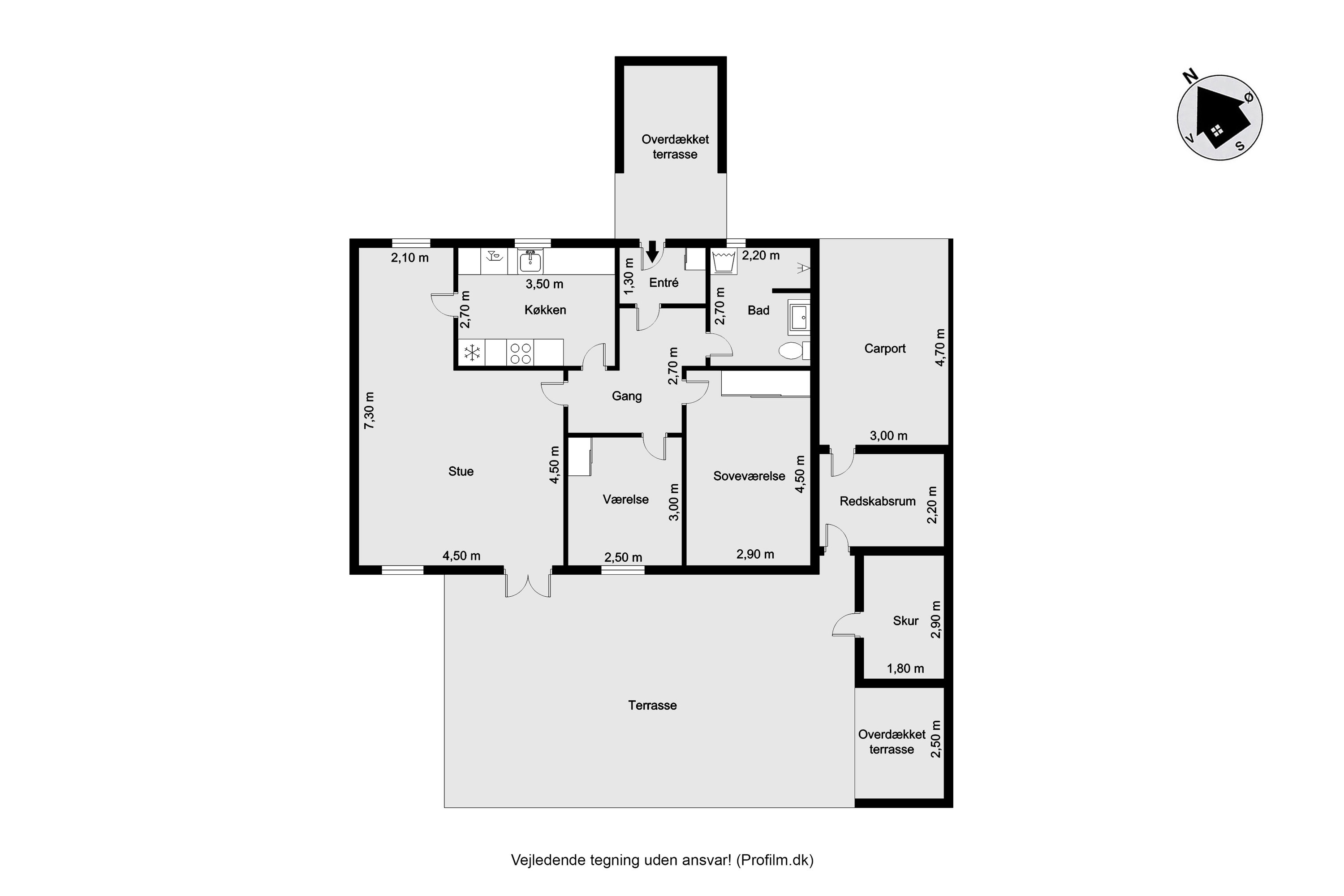 Plantegninger billede af Frejasvej 48, Nørlem, 7620 Lemvig