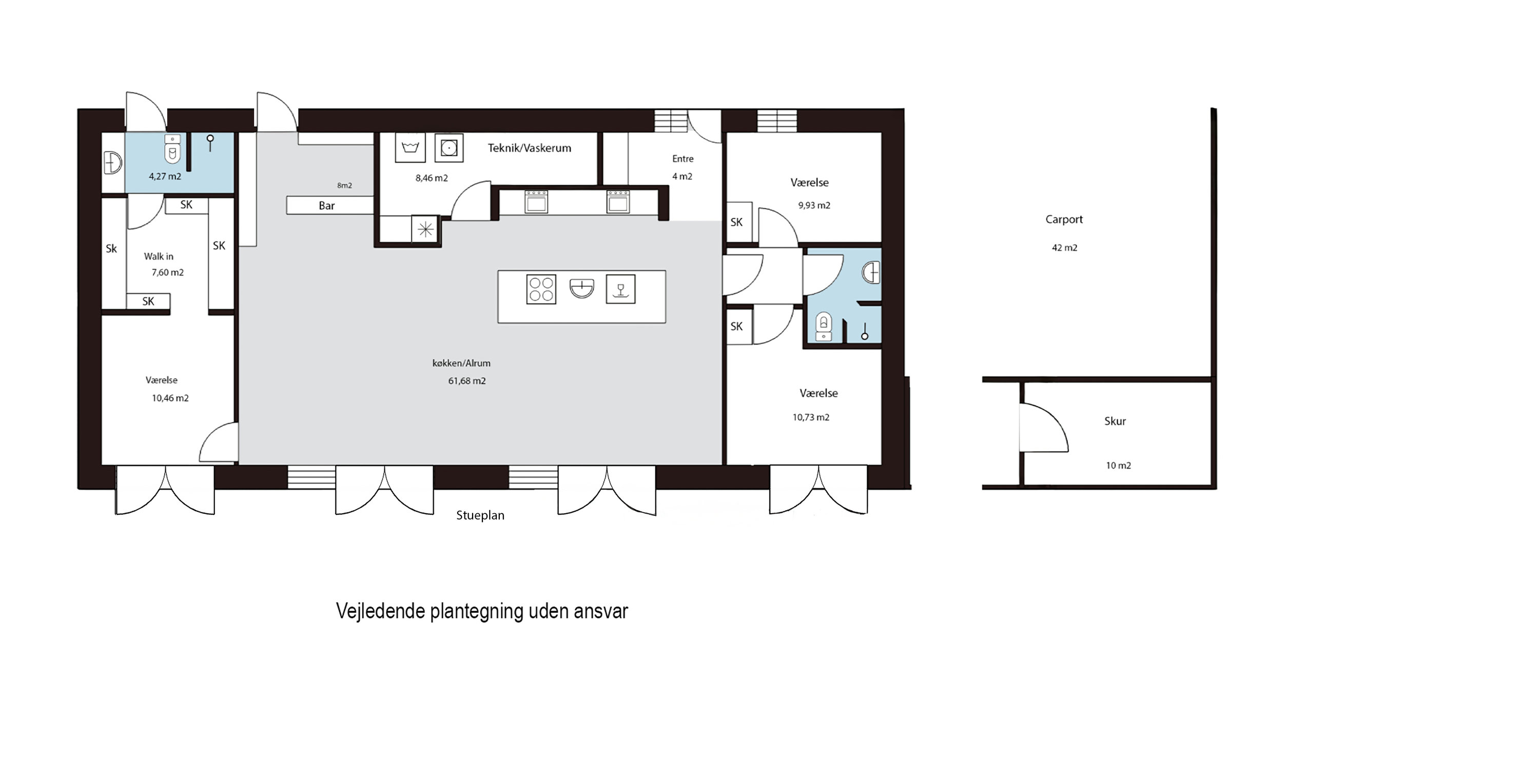 Plantegninger billede af Rønnevej 17, 5620 Glamsbjerg