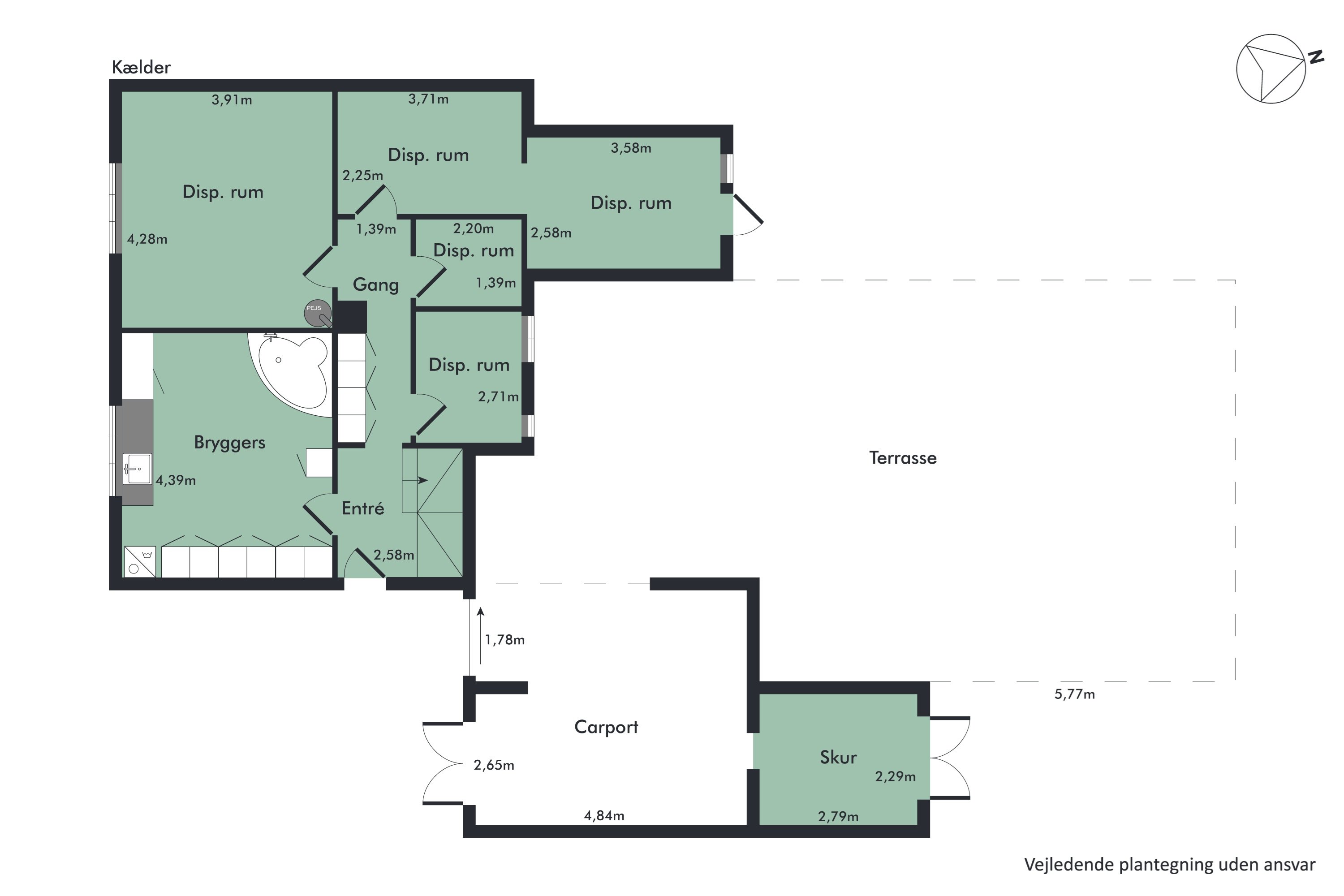 Plantegninger billede af Kompagnigade 18, 7800 Skive