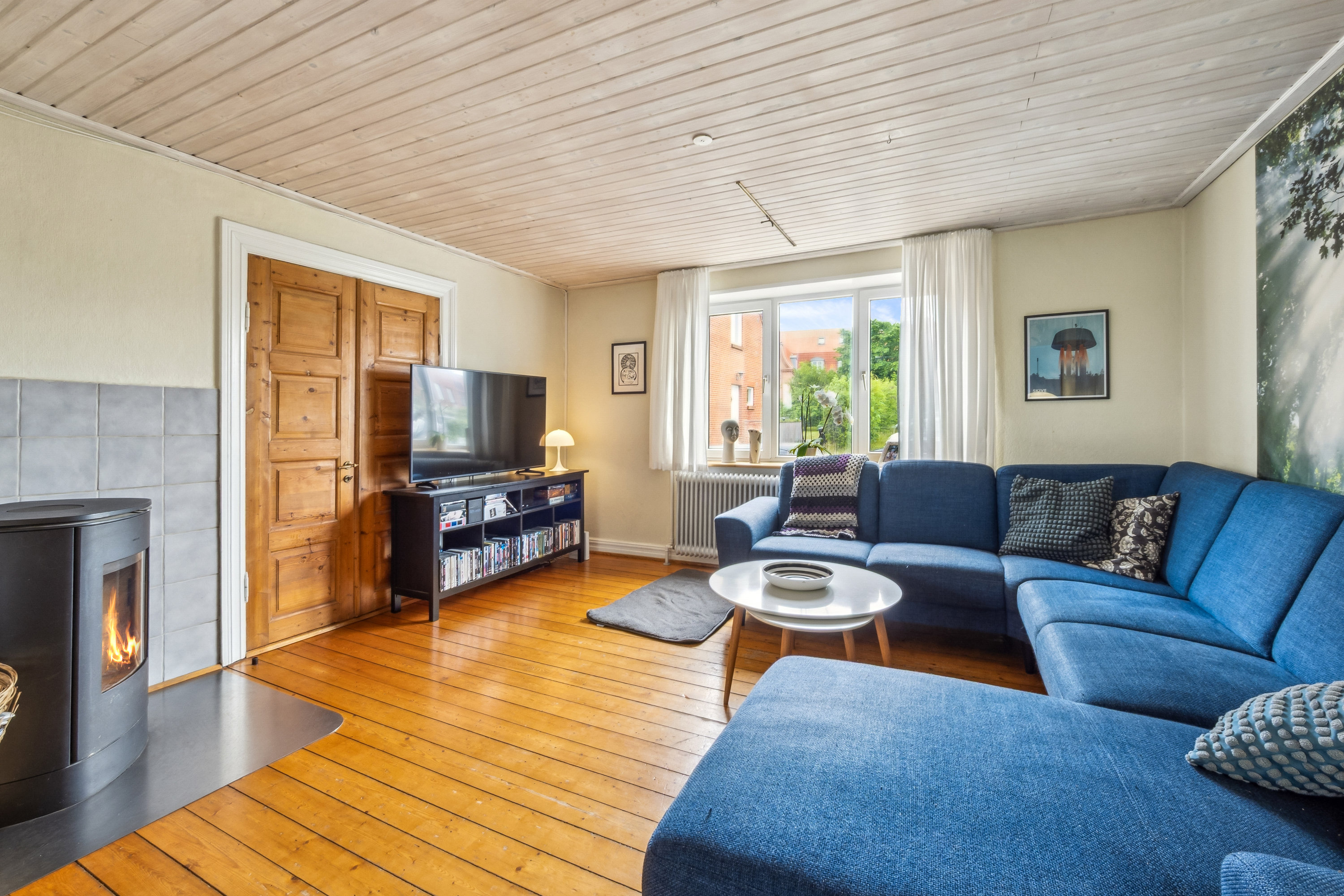 Fremhævet stue billede i fuldskærmstilstand. Billede af Kompagnigade 18, 7800 Skive