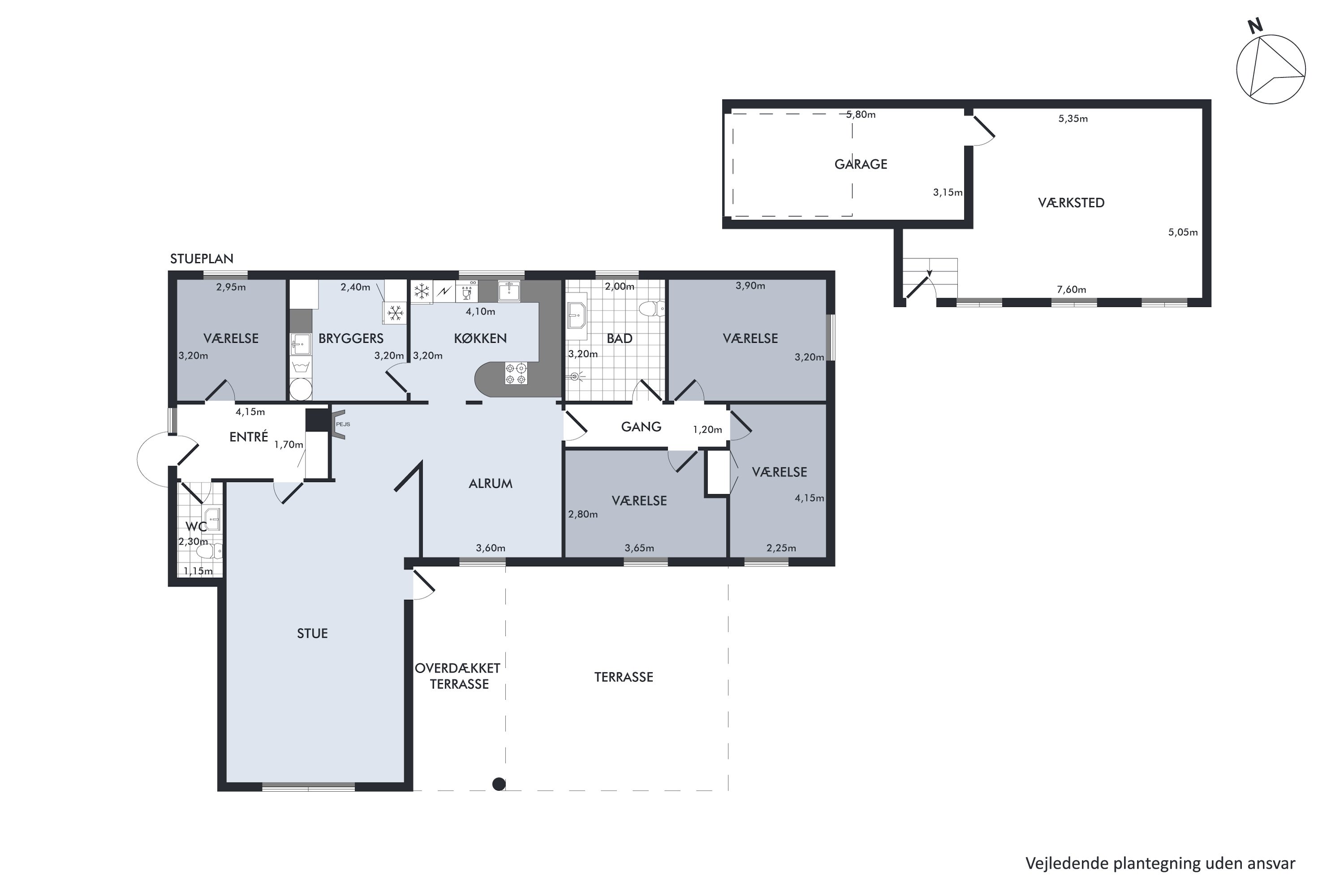 Plantegninger billede af Randersvej 4, Mejlby, 8981 Spentrup