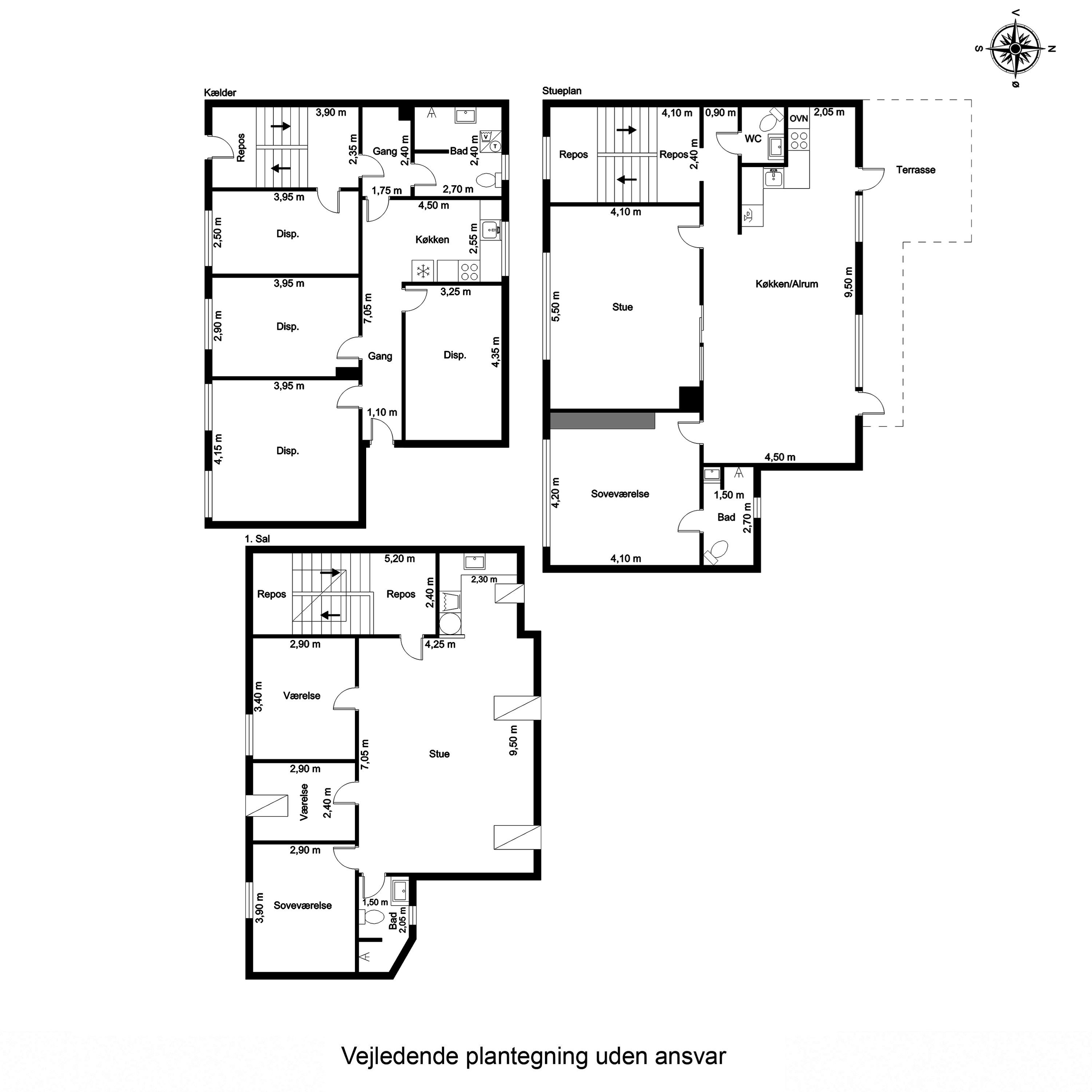 Plantegninger billede af Islandsgade 51, 6700 Esbjerg